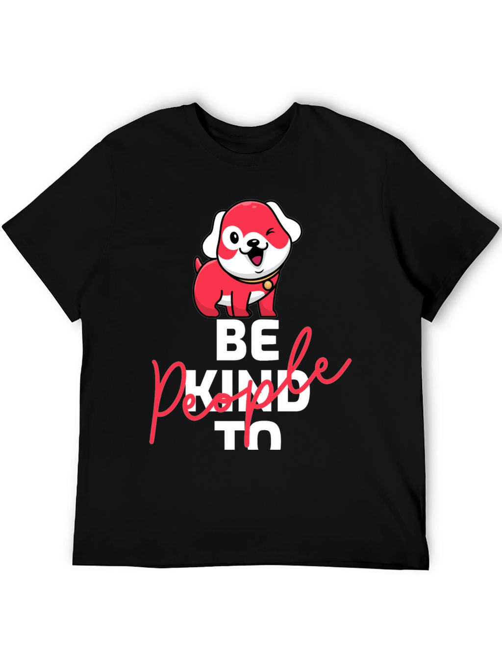 Be Kind To People Dog Graphic Tee