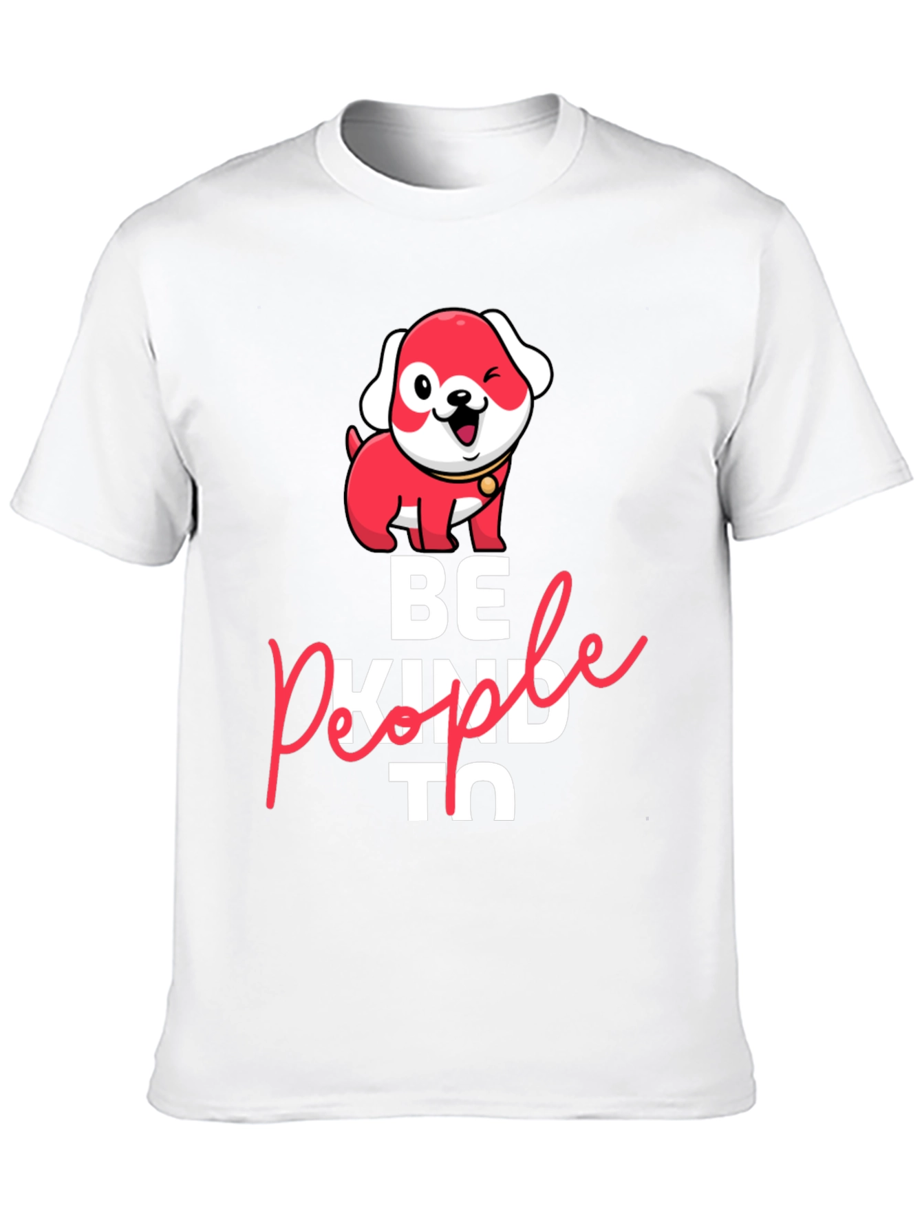 Be Kind To People Dog Graphic Tee