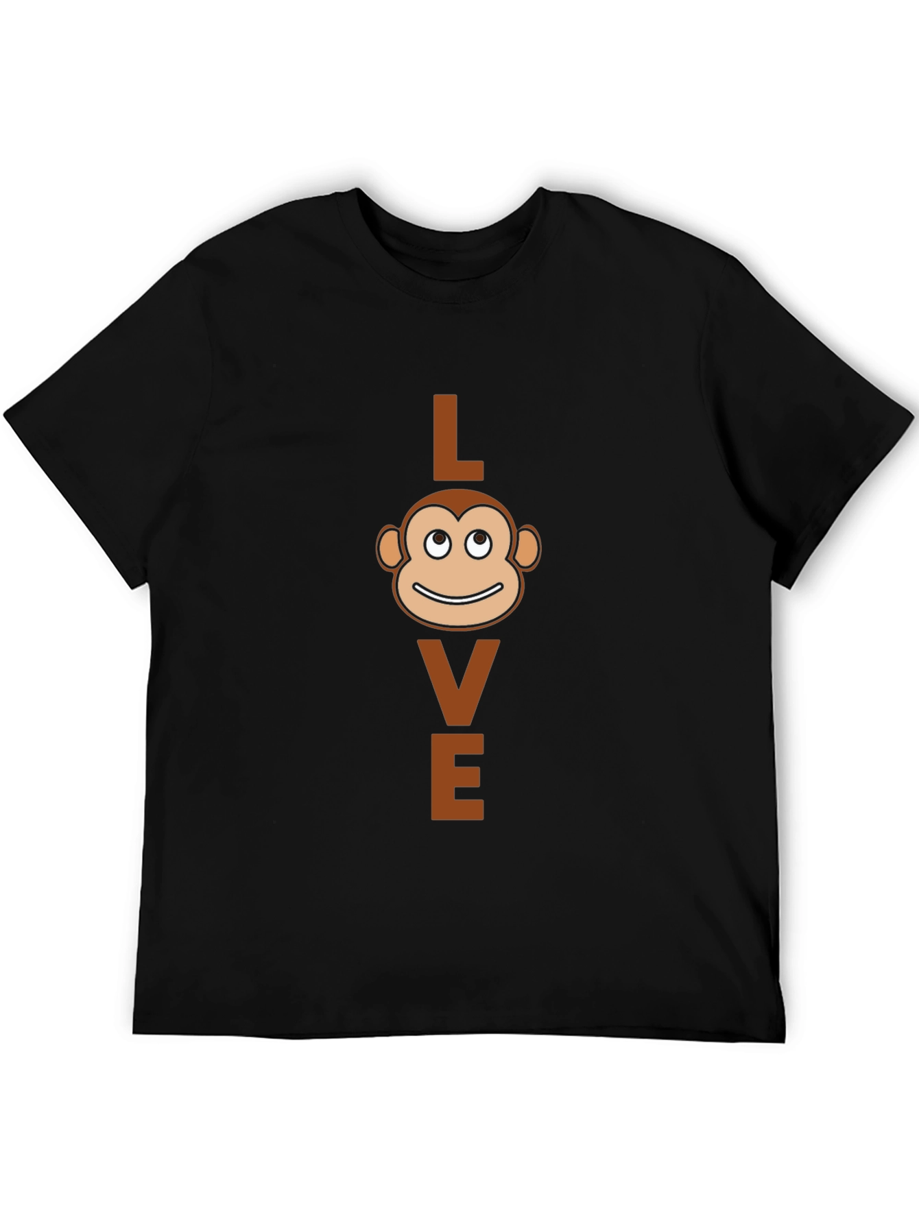 Love Monkey Graphic T-Shirt - Black