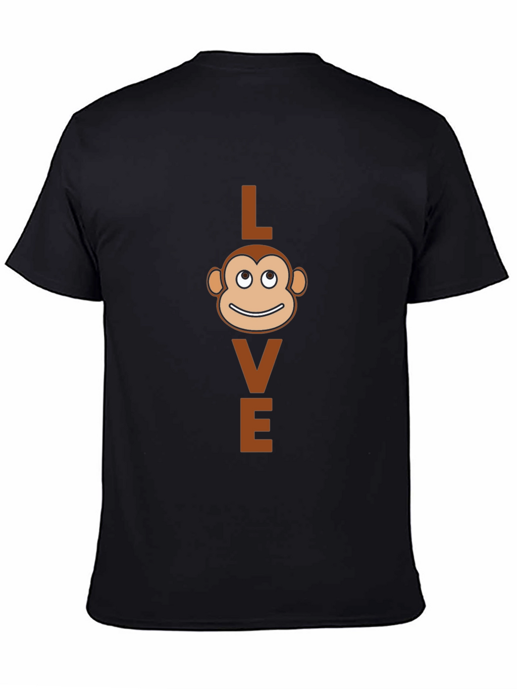 Love Monkey Graphic T-Shirt - Black