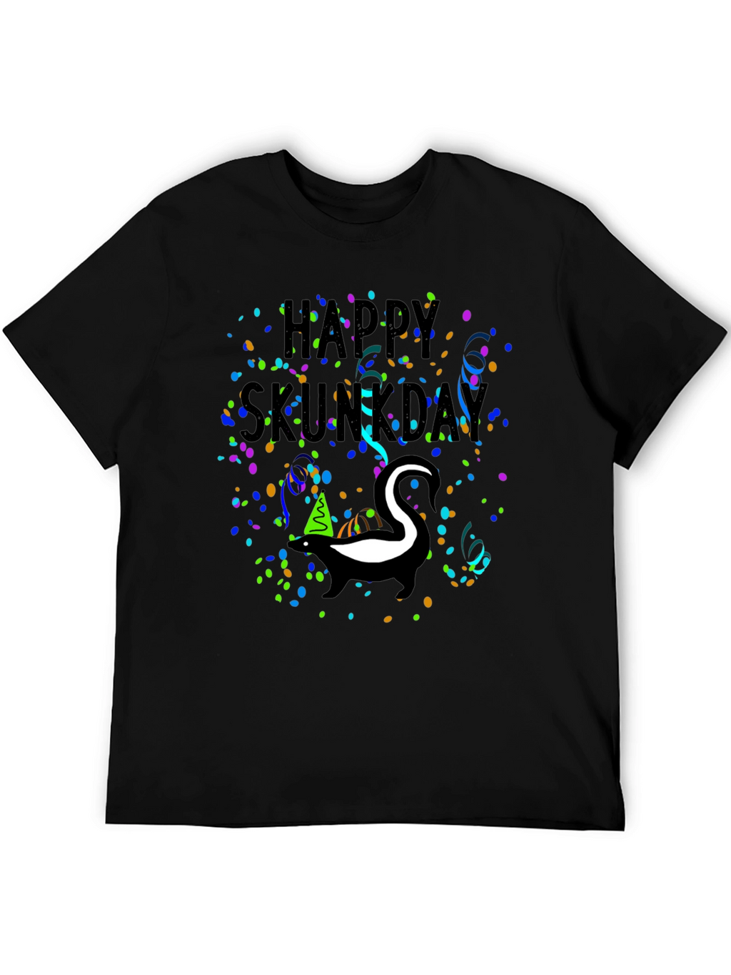 Happy Skunk Day Graphic T-Shirt