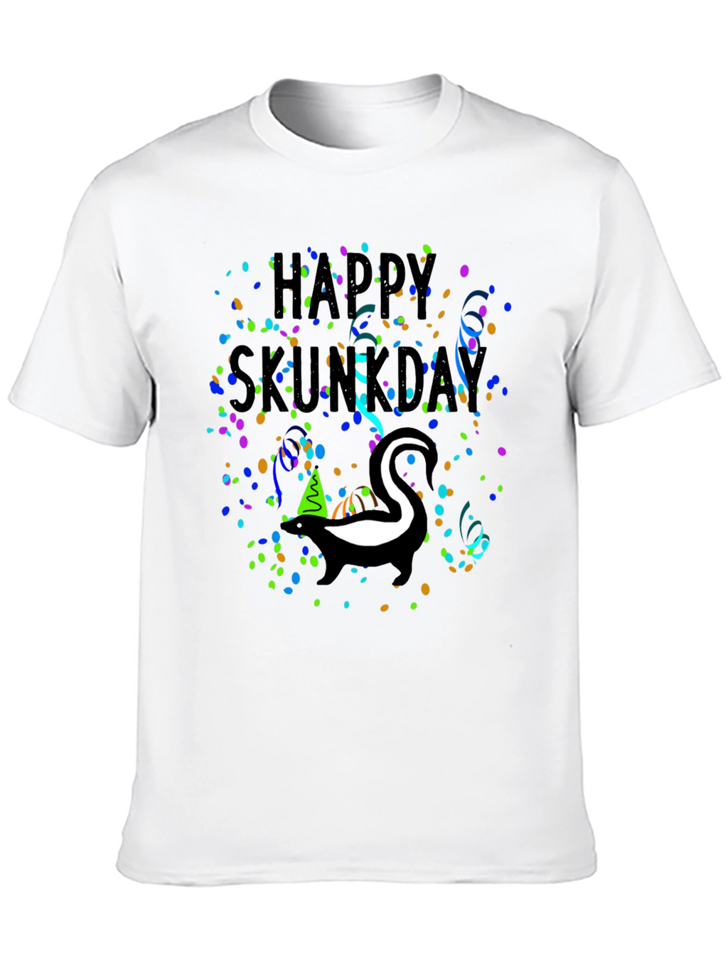 Happy Skunk Day Graphic T-Shirt