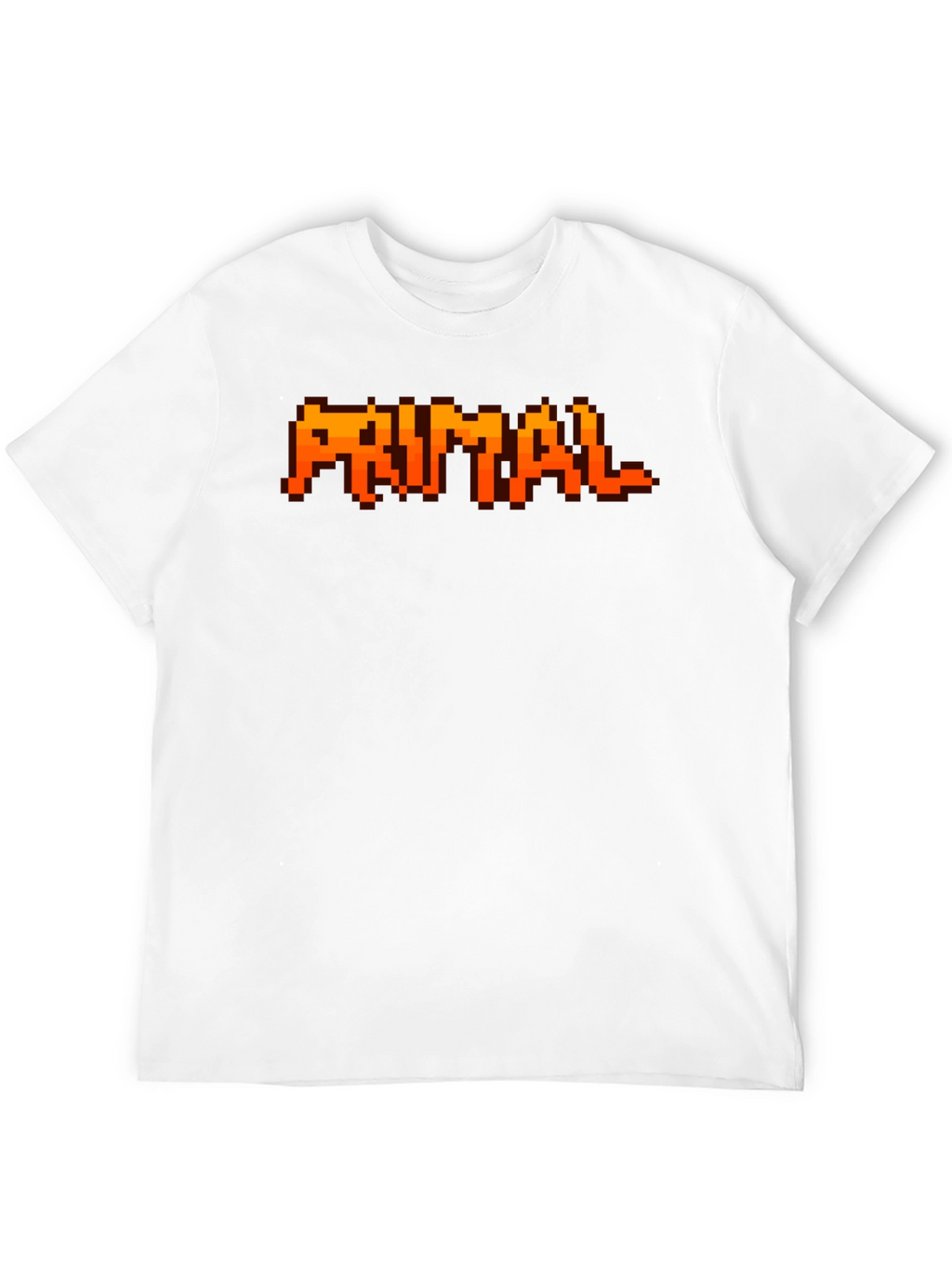 Primal Pixel T-Shirt - Retro Gaming Style