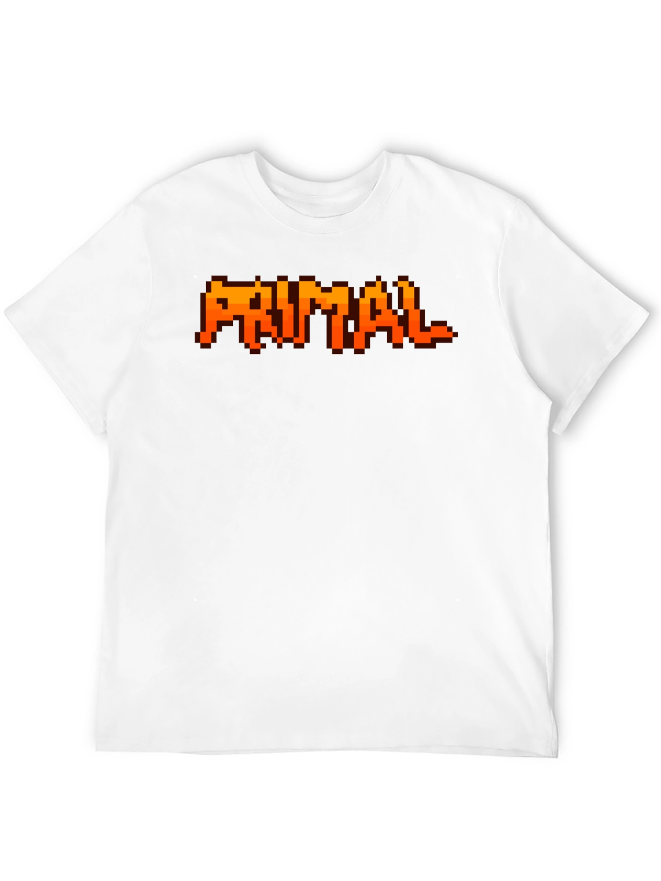 Primal Pixel T-Shirt - Retro Gaming Style