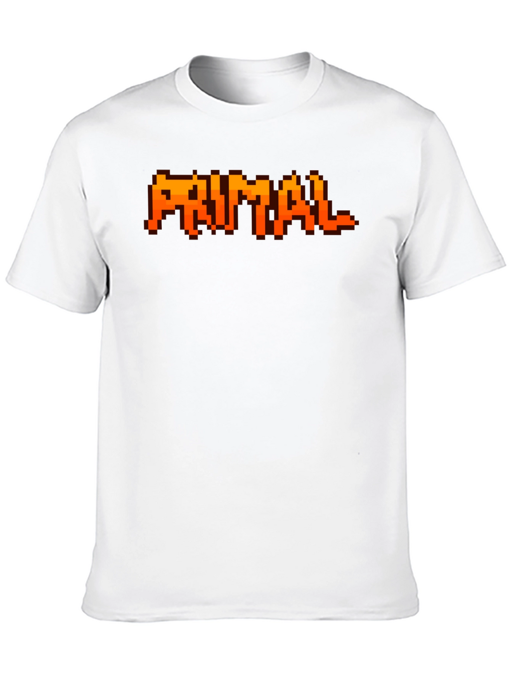 Primal Pixel T-Shirt - Retro Gaming Style