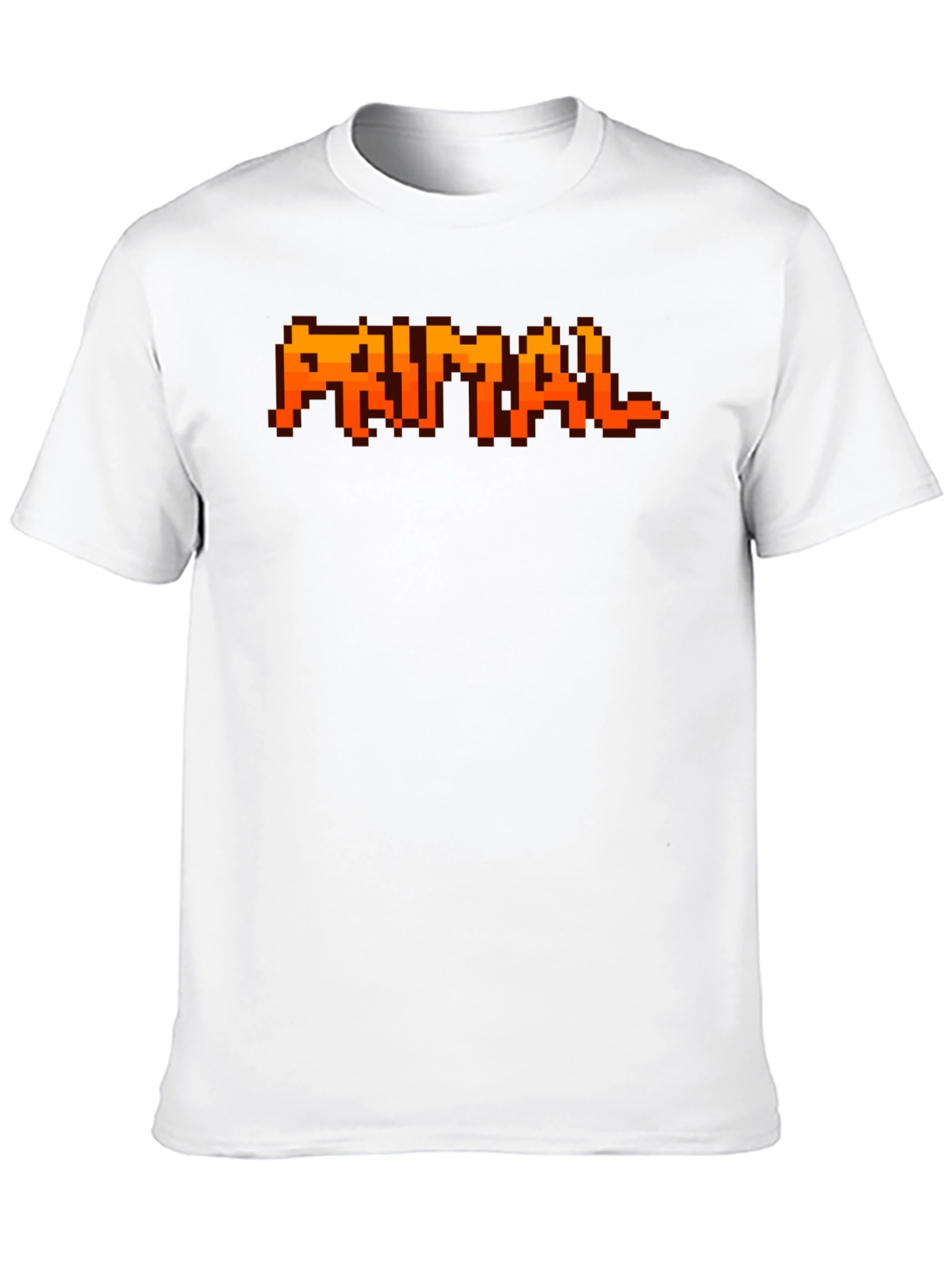 Primal Pixel T-Shirt - Retro Gaming Style