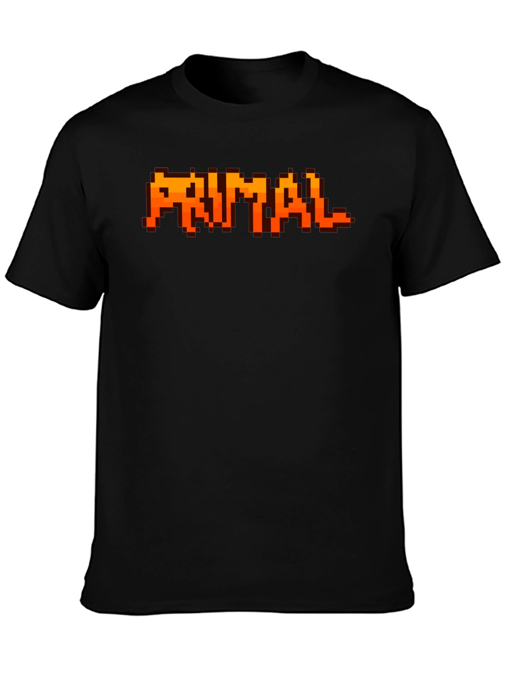 Primal Pixel T-Shirt - Retro Gaming Style
