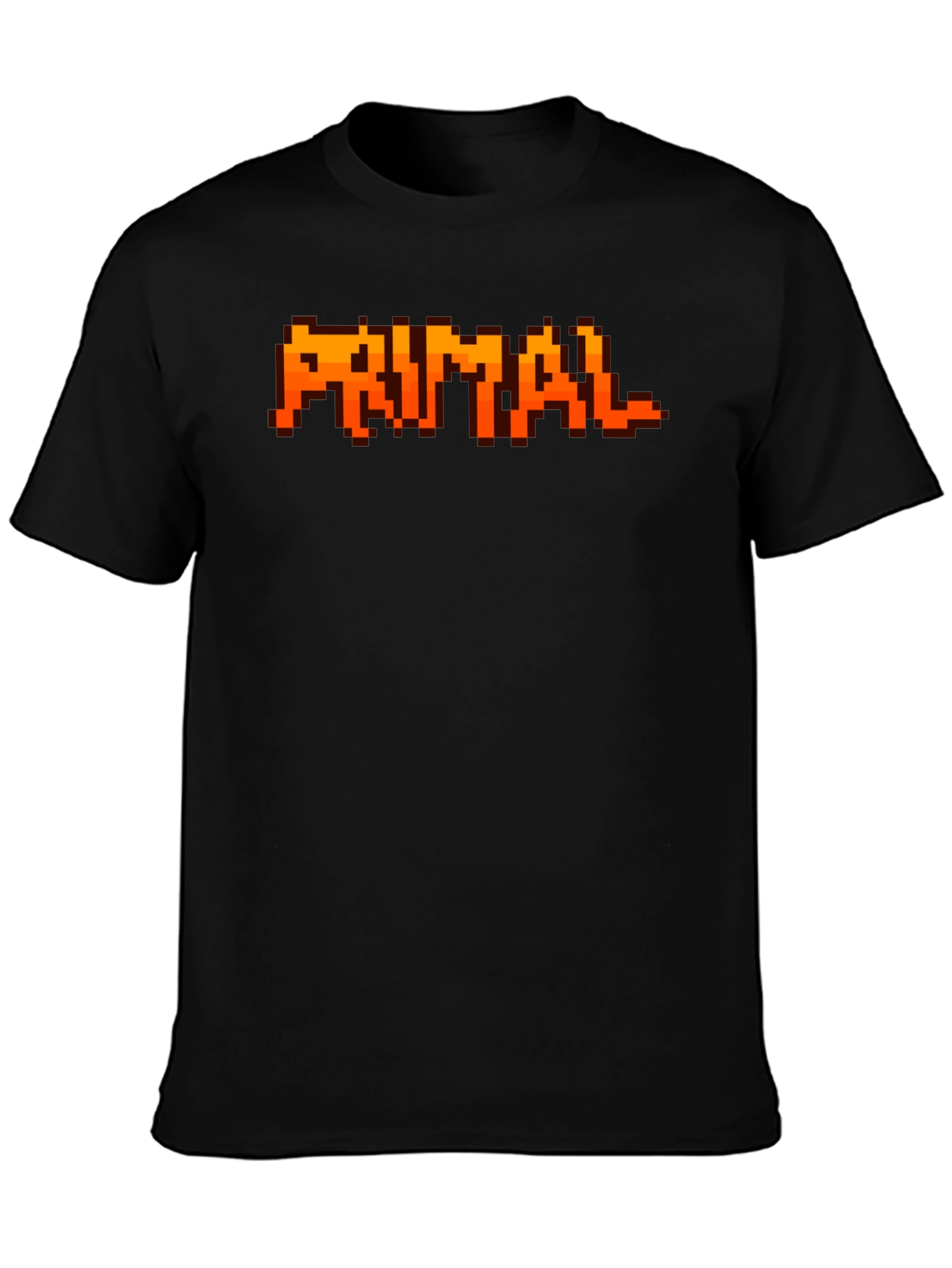 Primal Pixel T-Shirt - Retro Gaming Style