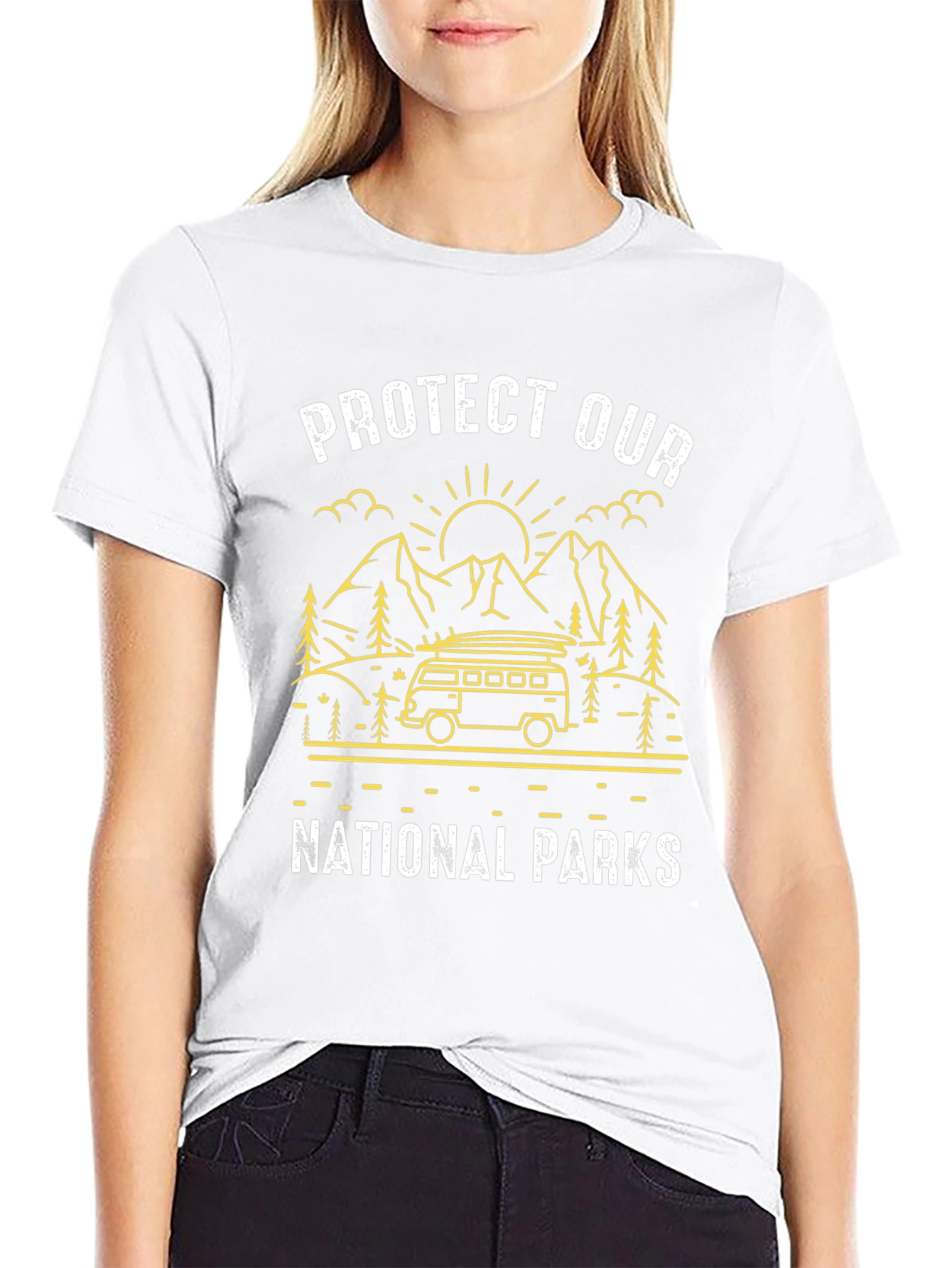 Protect Our National Parks Graphic Tee - Black