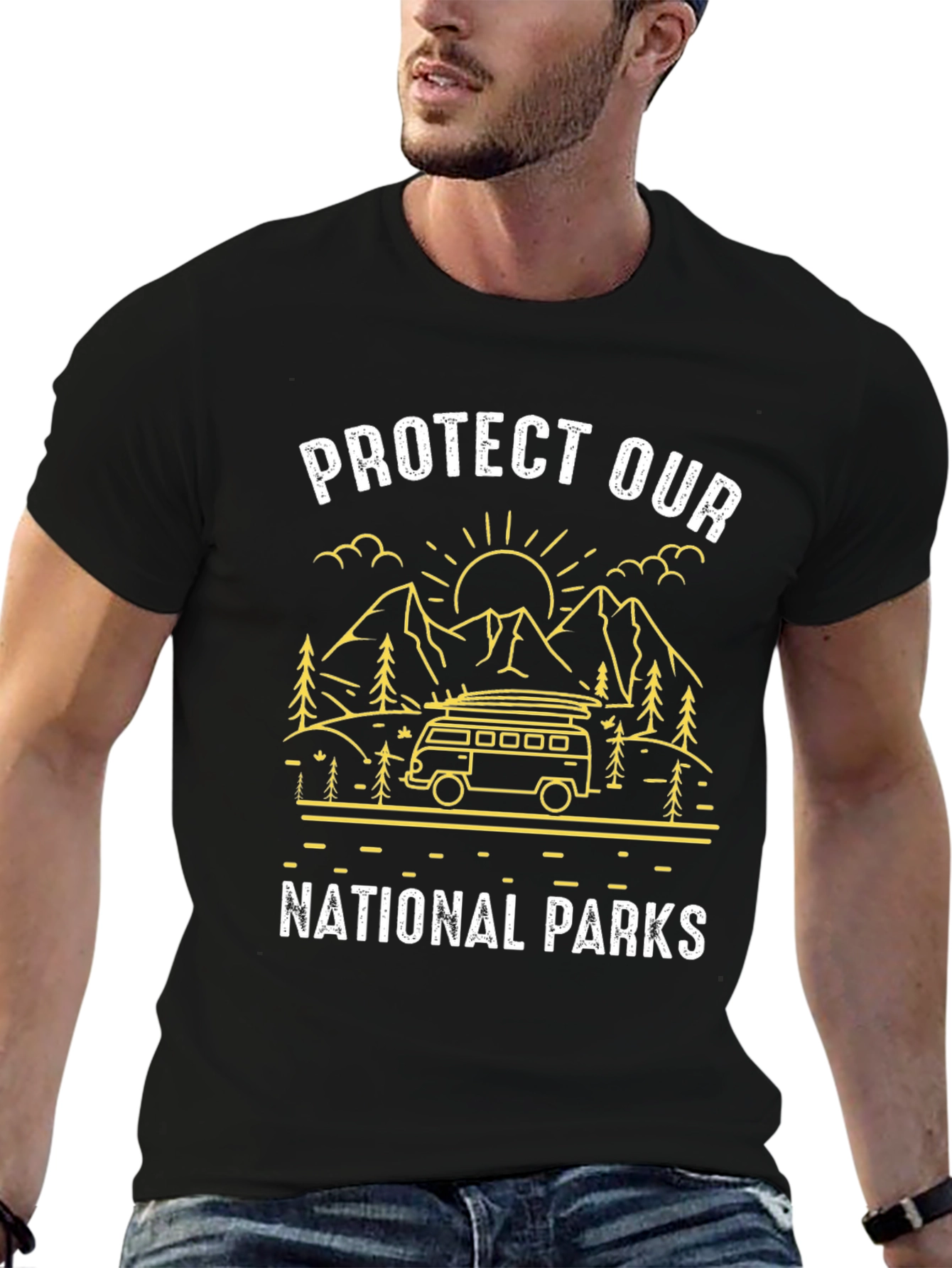 Protect Our National Parks Graphic Tee - Black