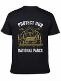 Protect Our National Parks Graphic Tee - Black