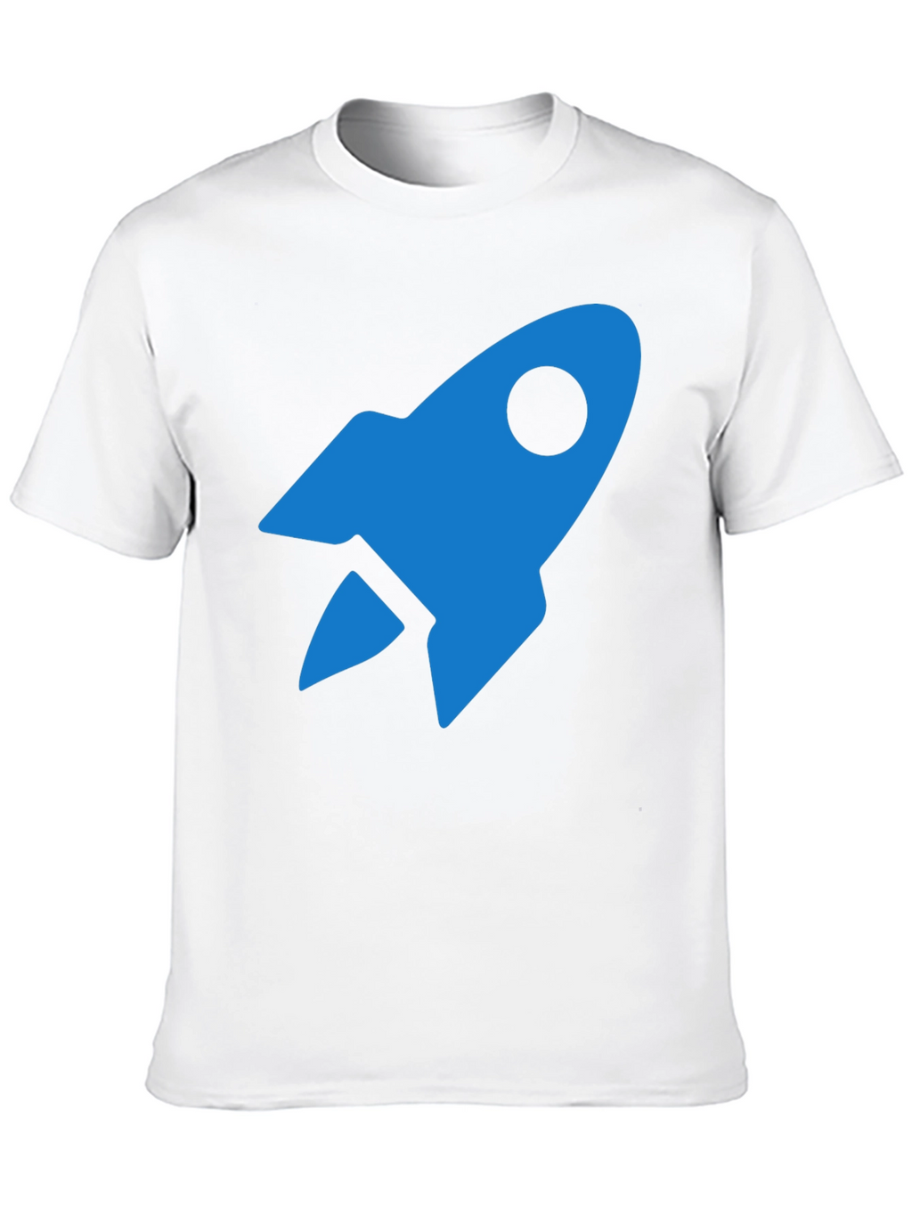 Blue Rocket Graphic Tee - Mens Black T-Shirt