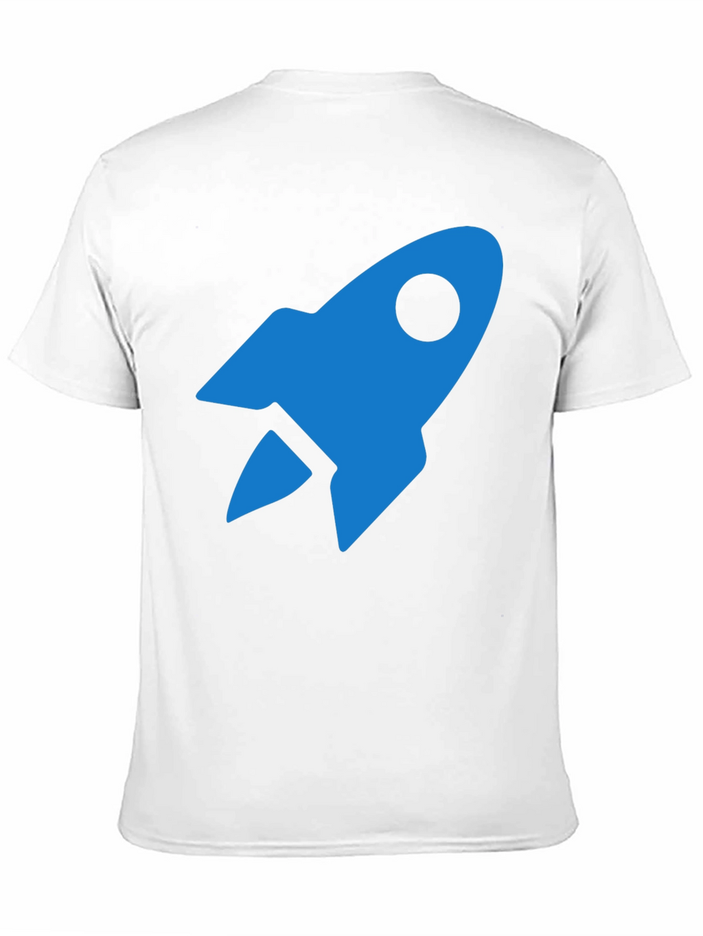 Blue Rocket Graphic Tee - Mens Black T-Shirt
