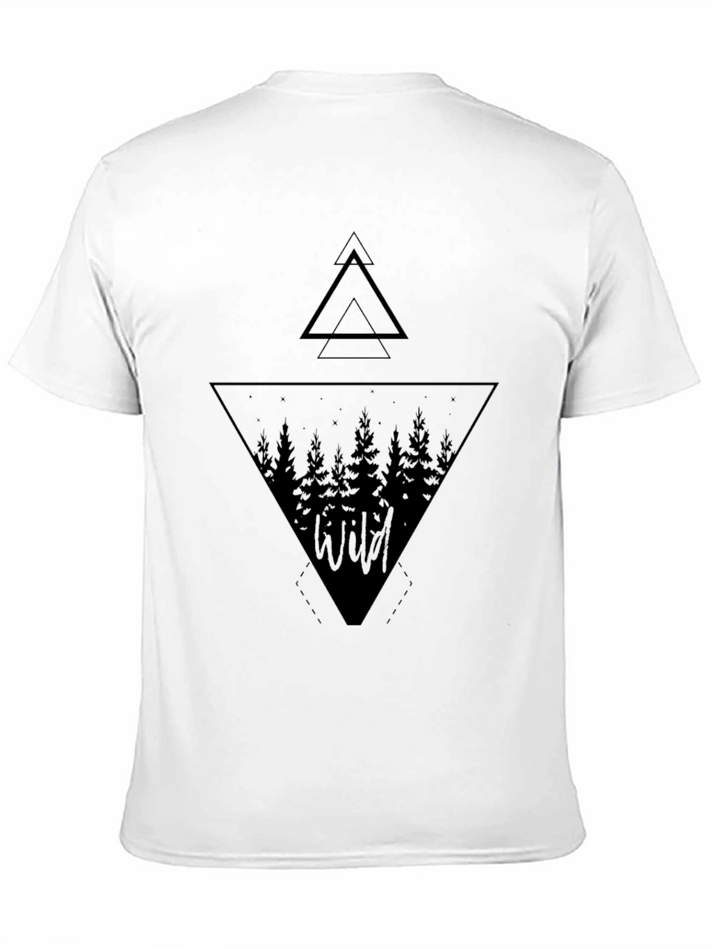 Wild Forest Graphic Tee - Mens Black T-Shirt