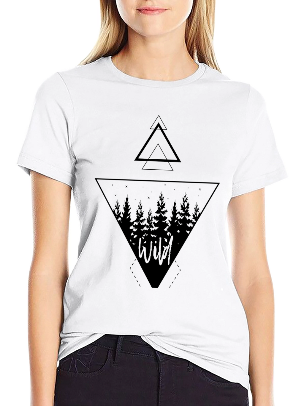 Wild Forest Graphic Tee - Mens Black T-Shirt