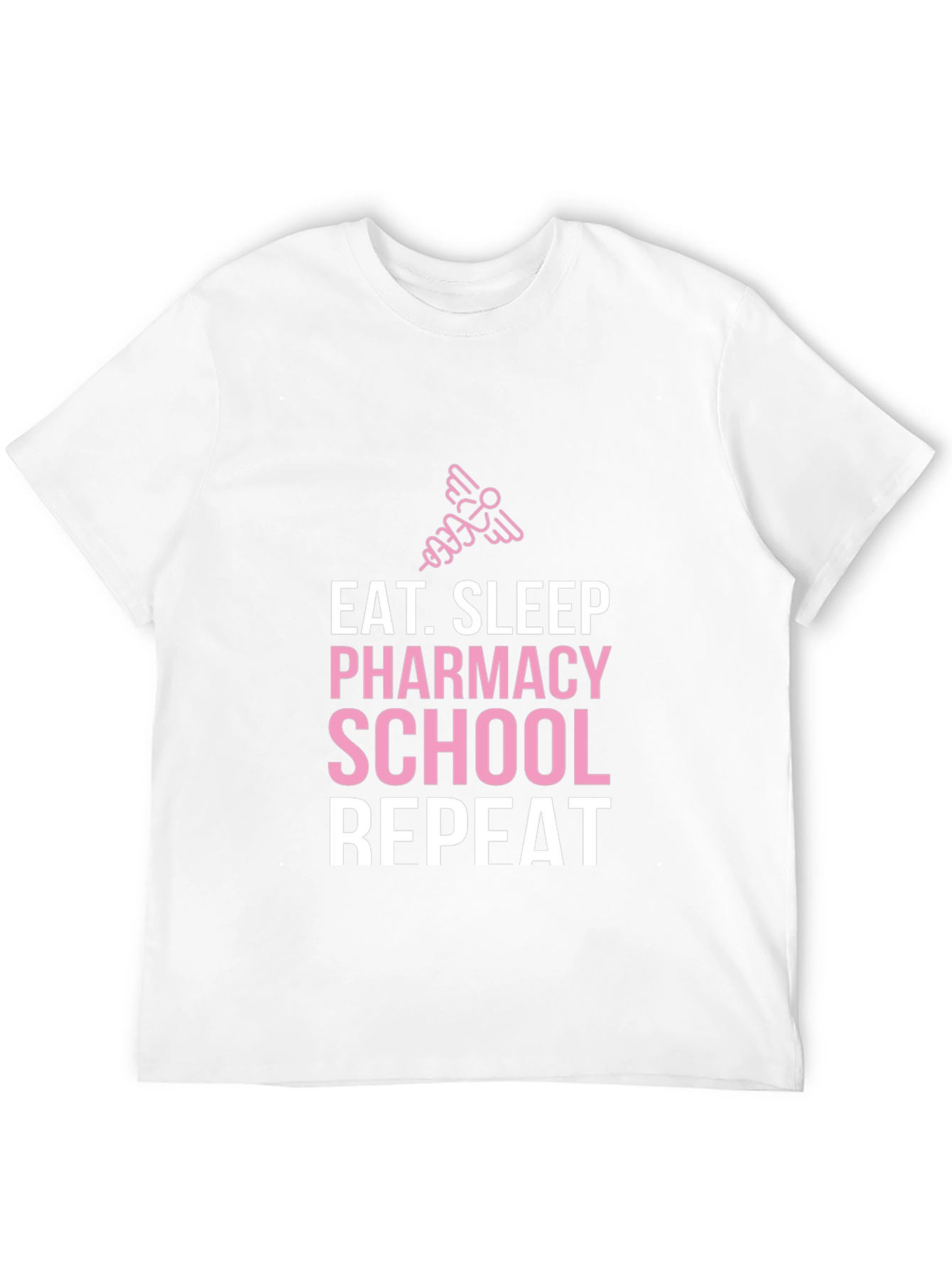 Eat Sleep Pharmacy School Repeat Graphic Tee