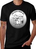 Basic Drum Set Diagram T-Shirt