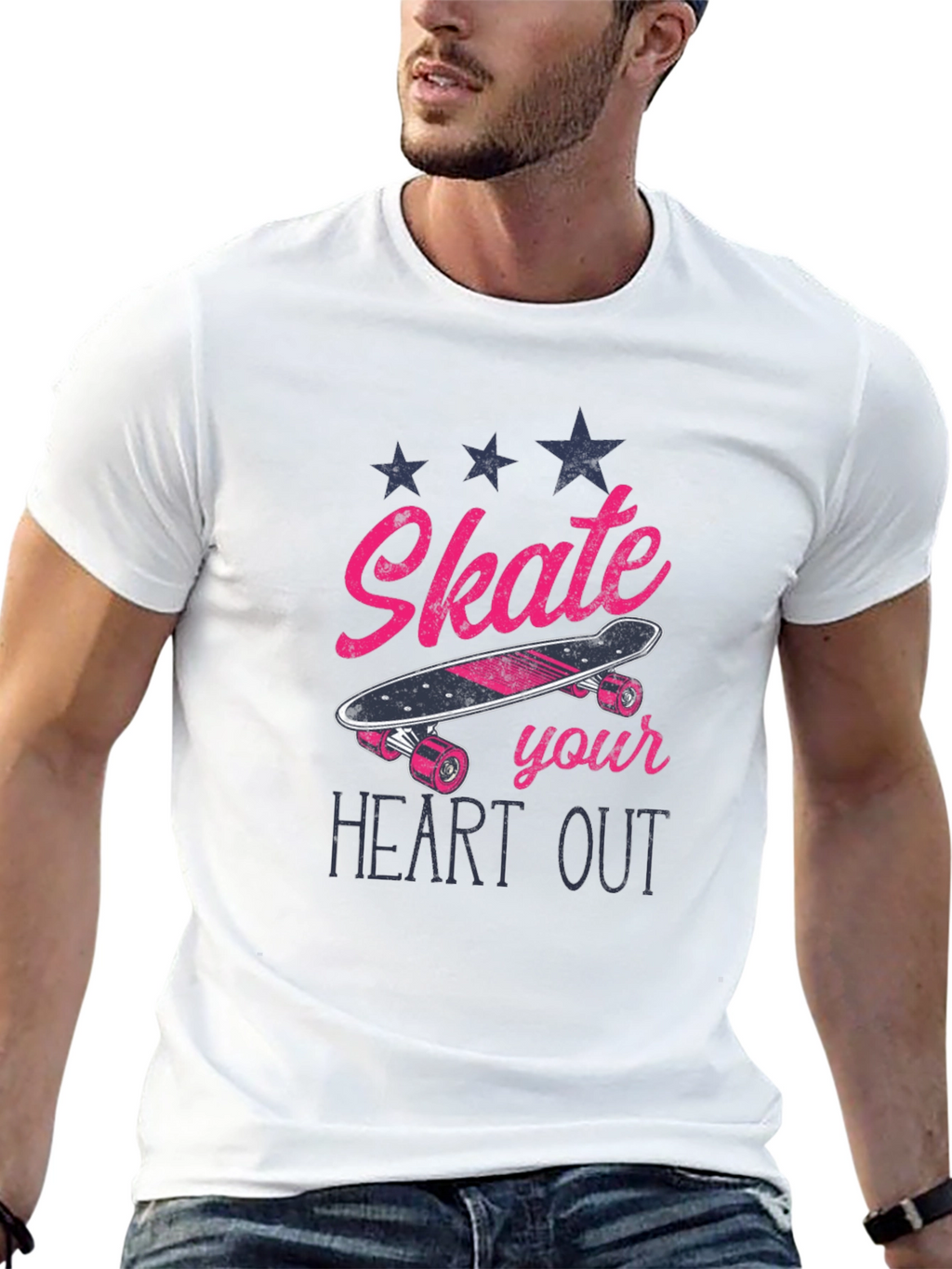 Skate Your Heart Out Graphic Tee