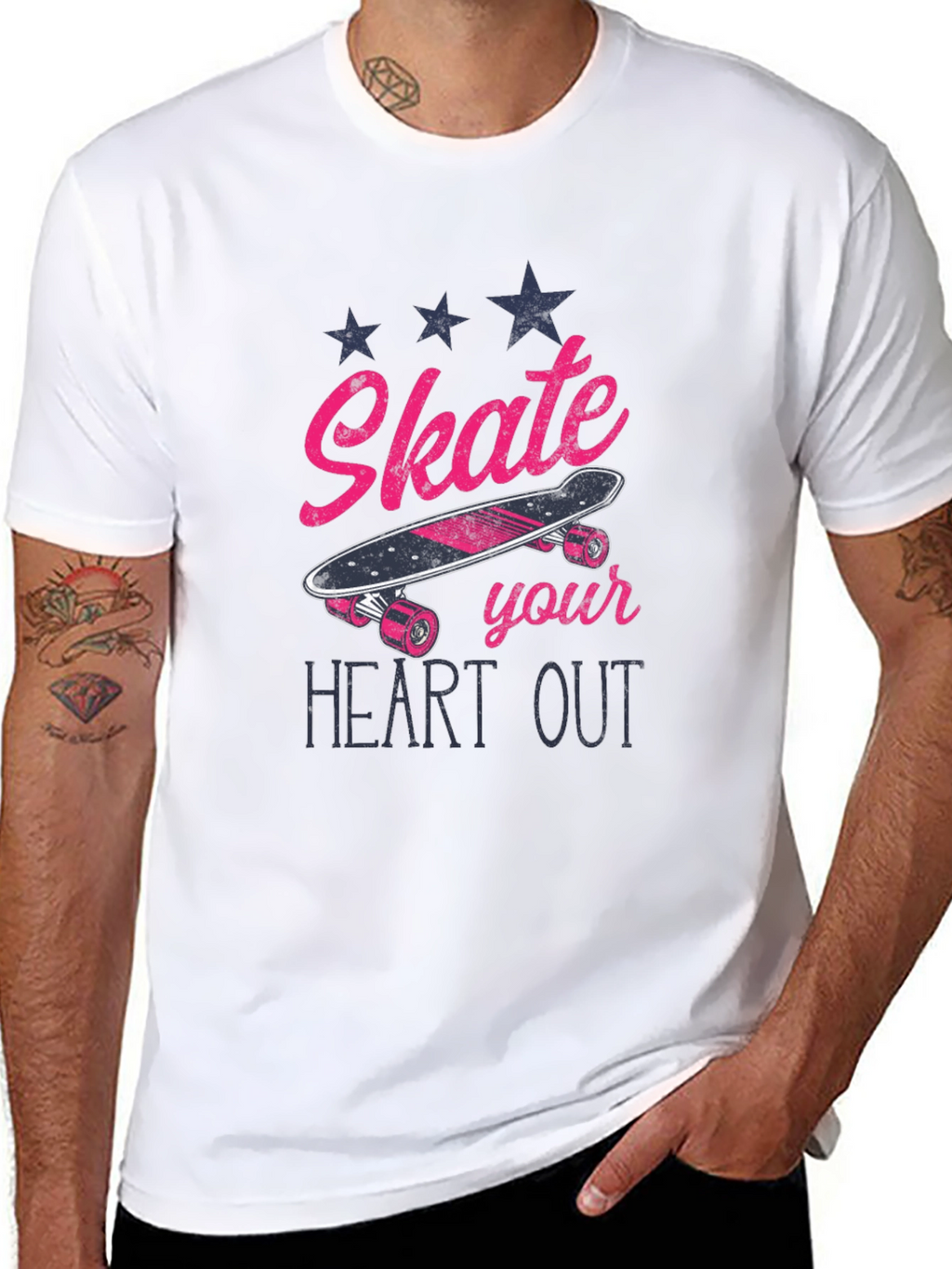 Skate Your Heart Out Graphic Tee