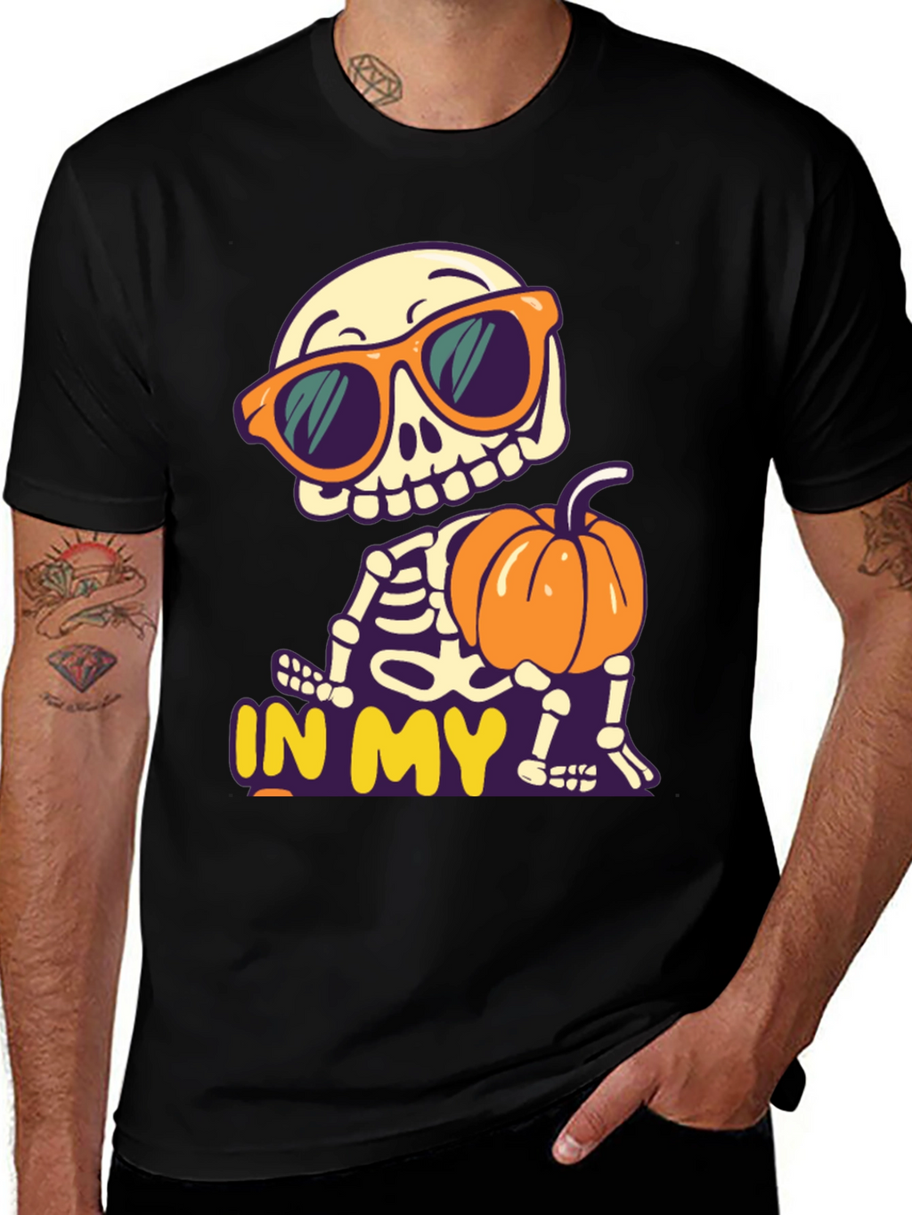 Cool Skeleton T-Shirt - Halloween Vibes