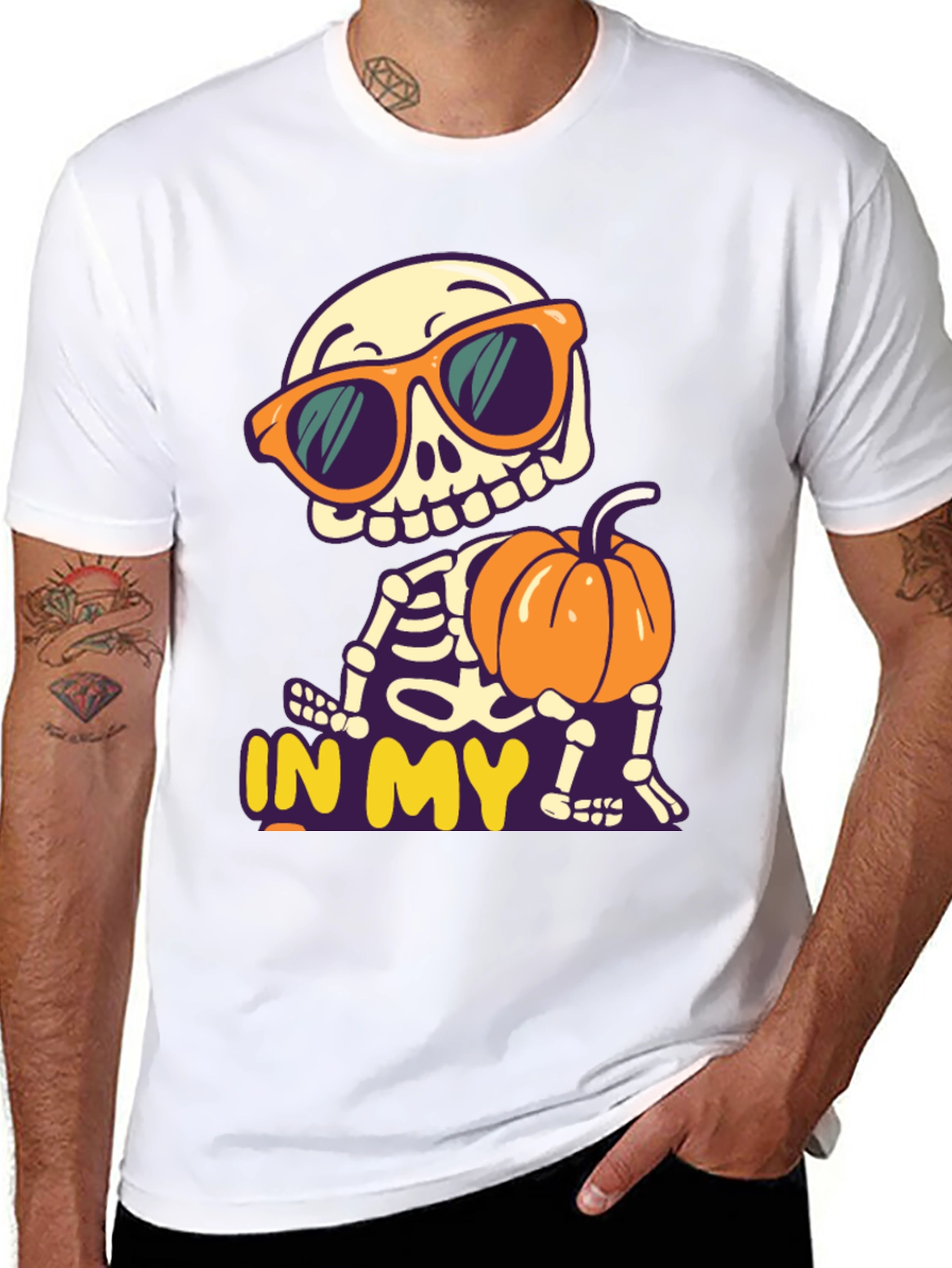 Cool Skeleton T-Shirt - Halloween Vibes