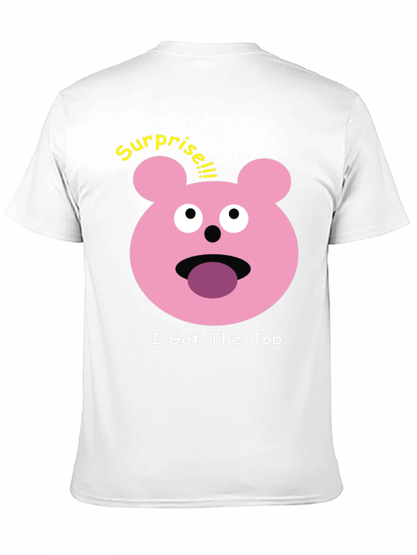 Surprise I Got The Job Black T-Shirt