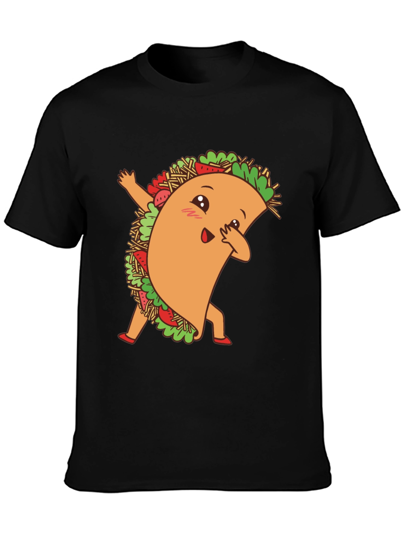 Dabbing Taco Graphic T-Shirt - Fun Foodie Tee