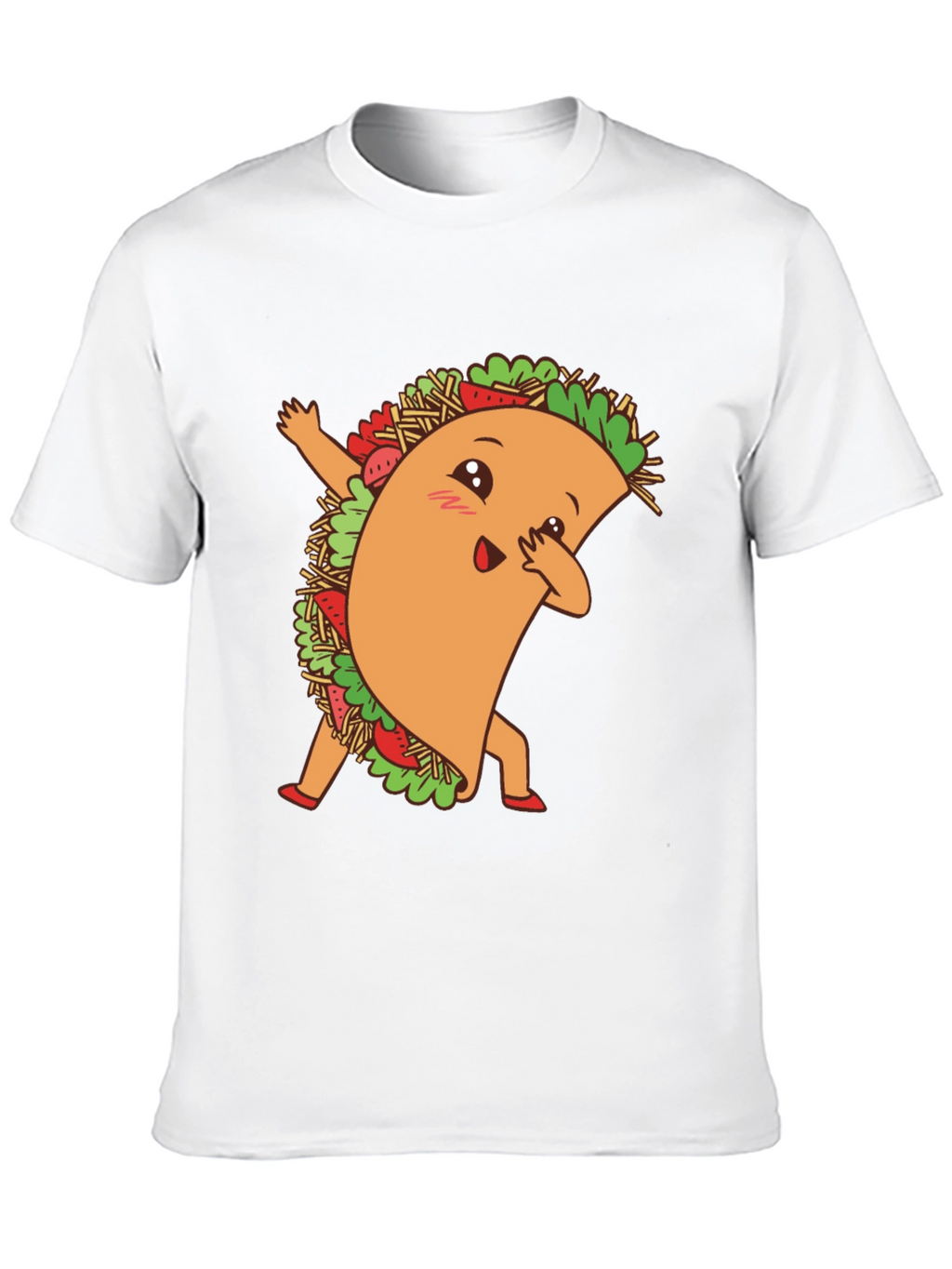 Dabbing Taco Graphic T-Shirt - Fun Foodie Tee