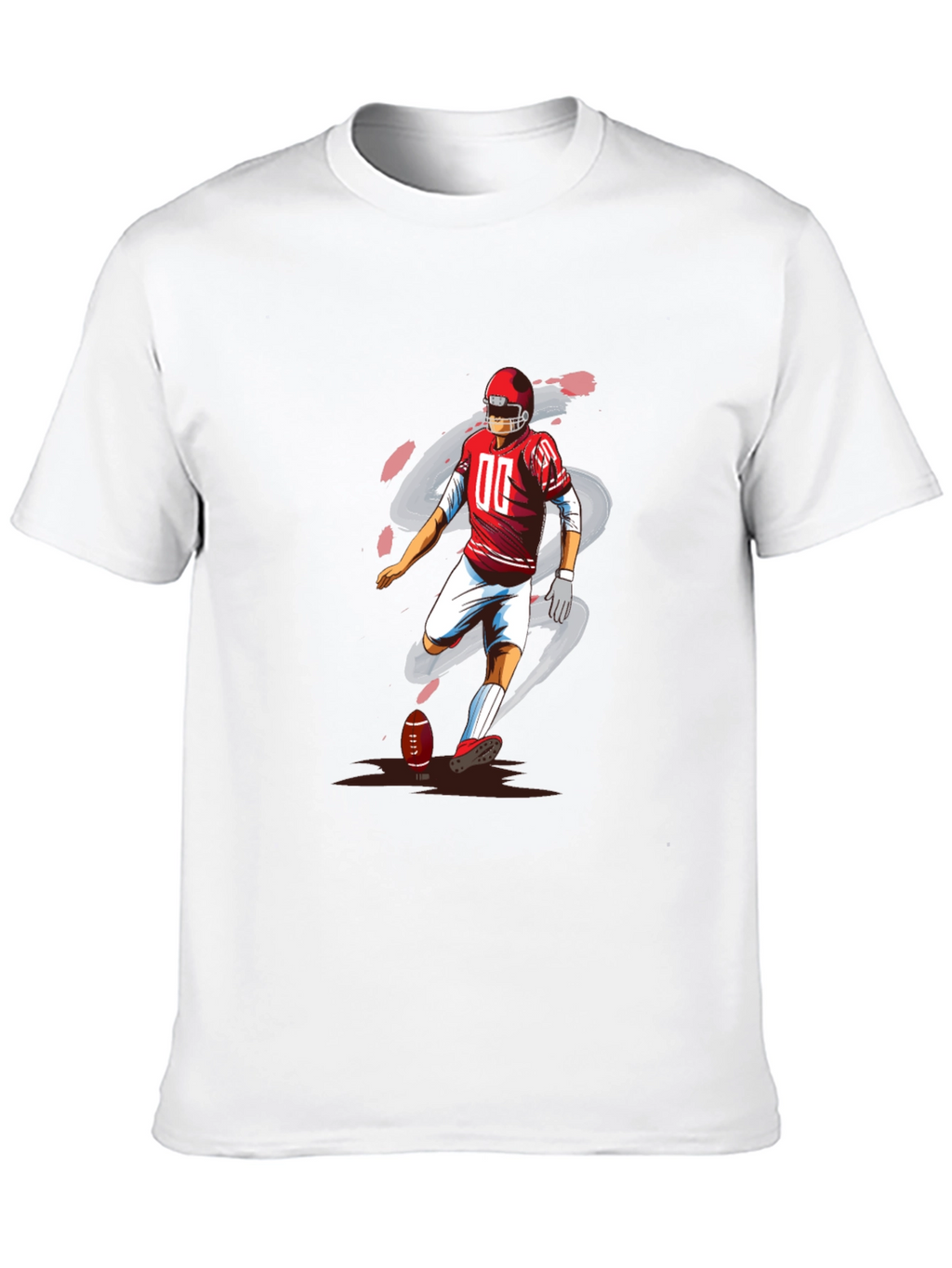 Football Player Graphic T-Shirt