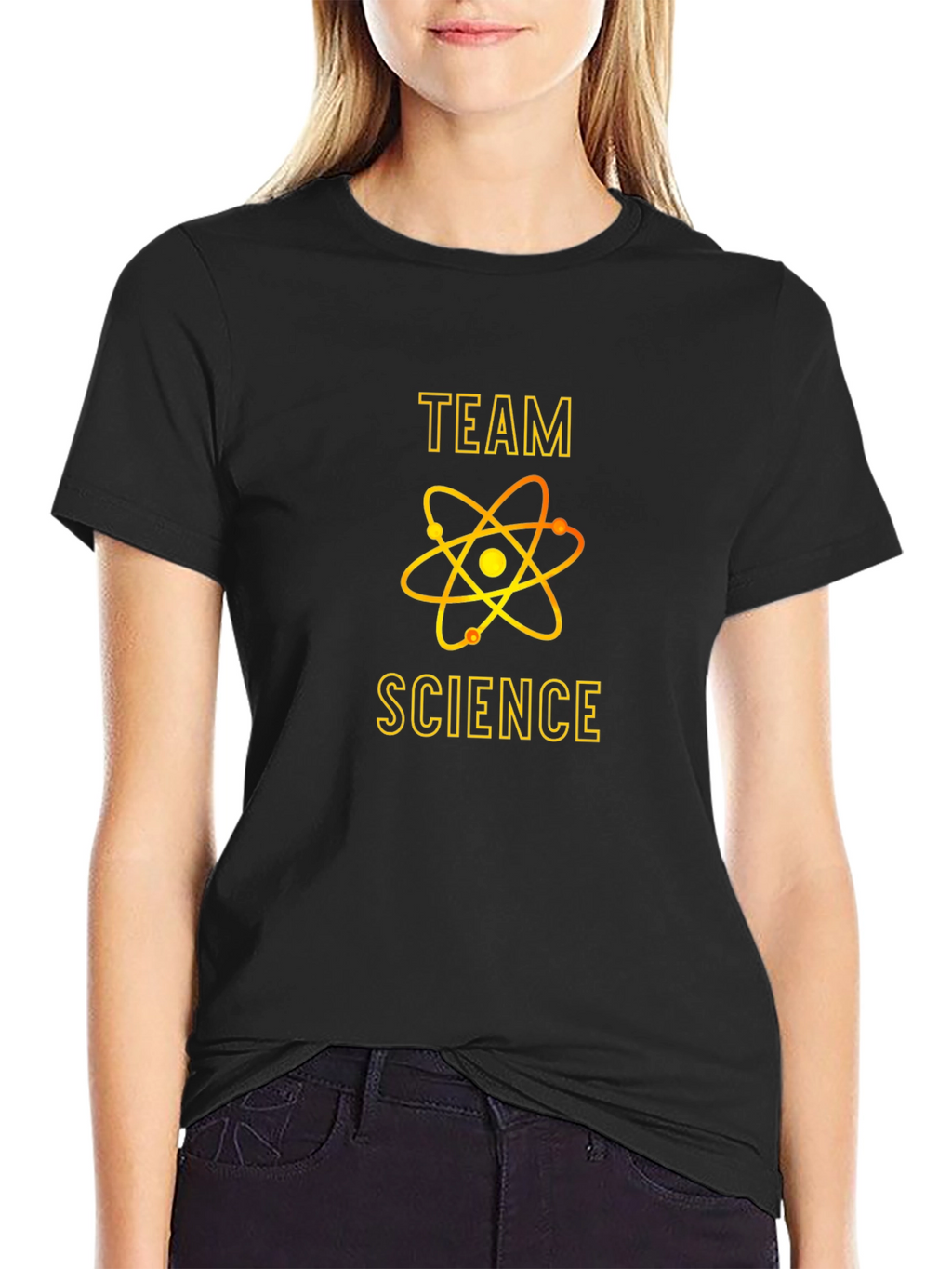 Team Science T-Shirt - Black Graphic Tee
