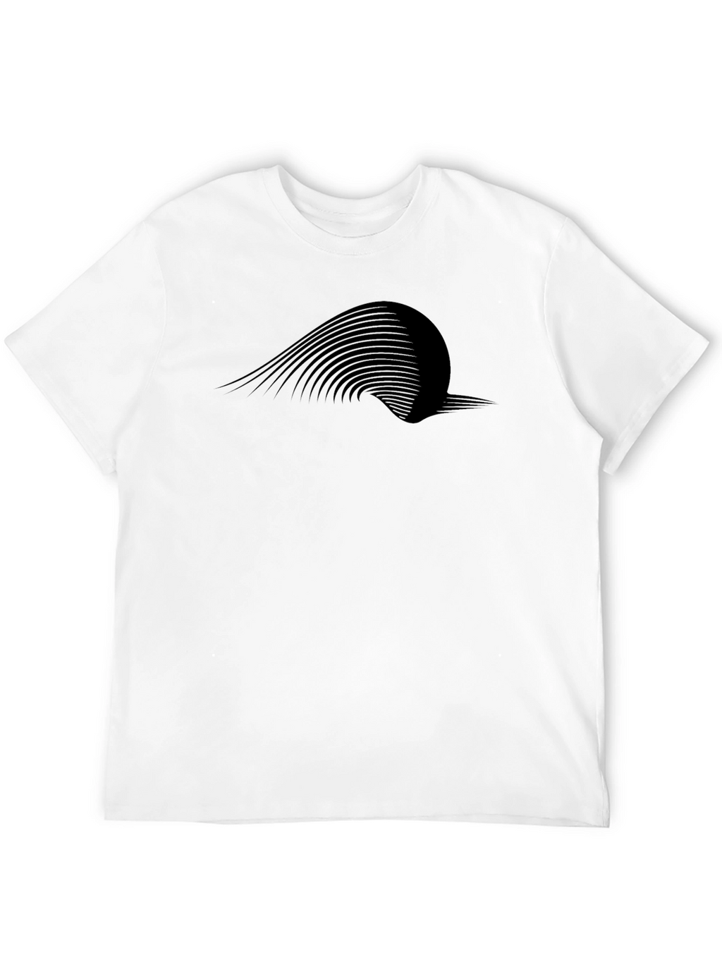 Modern Graphic Black T-Shirt