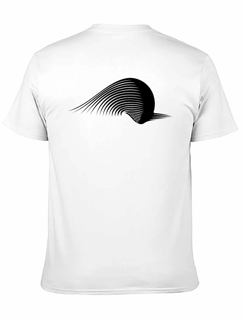 Modern Graphic Black T-Shirt