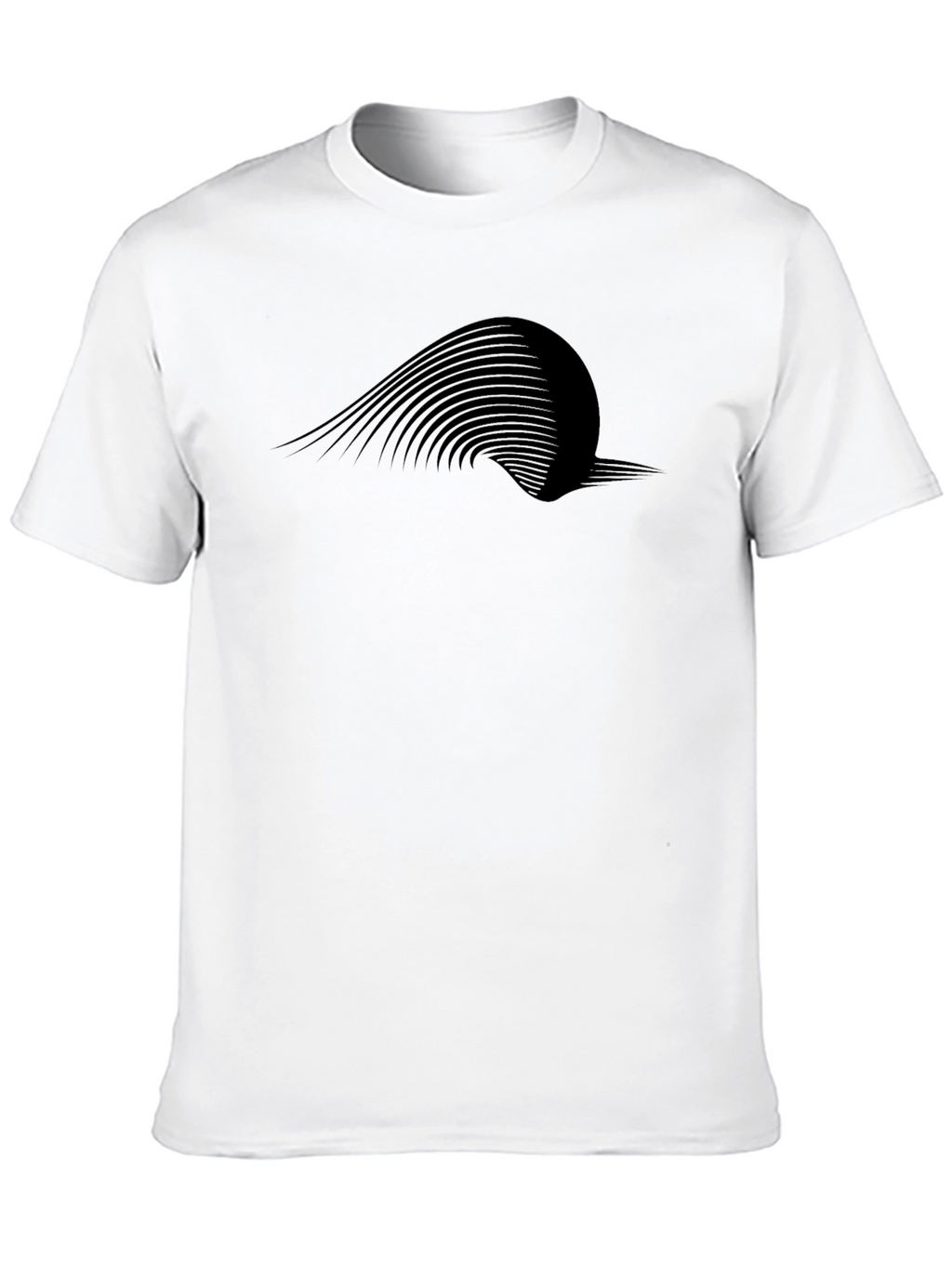 Modern Graphic Black T-Shirt