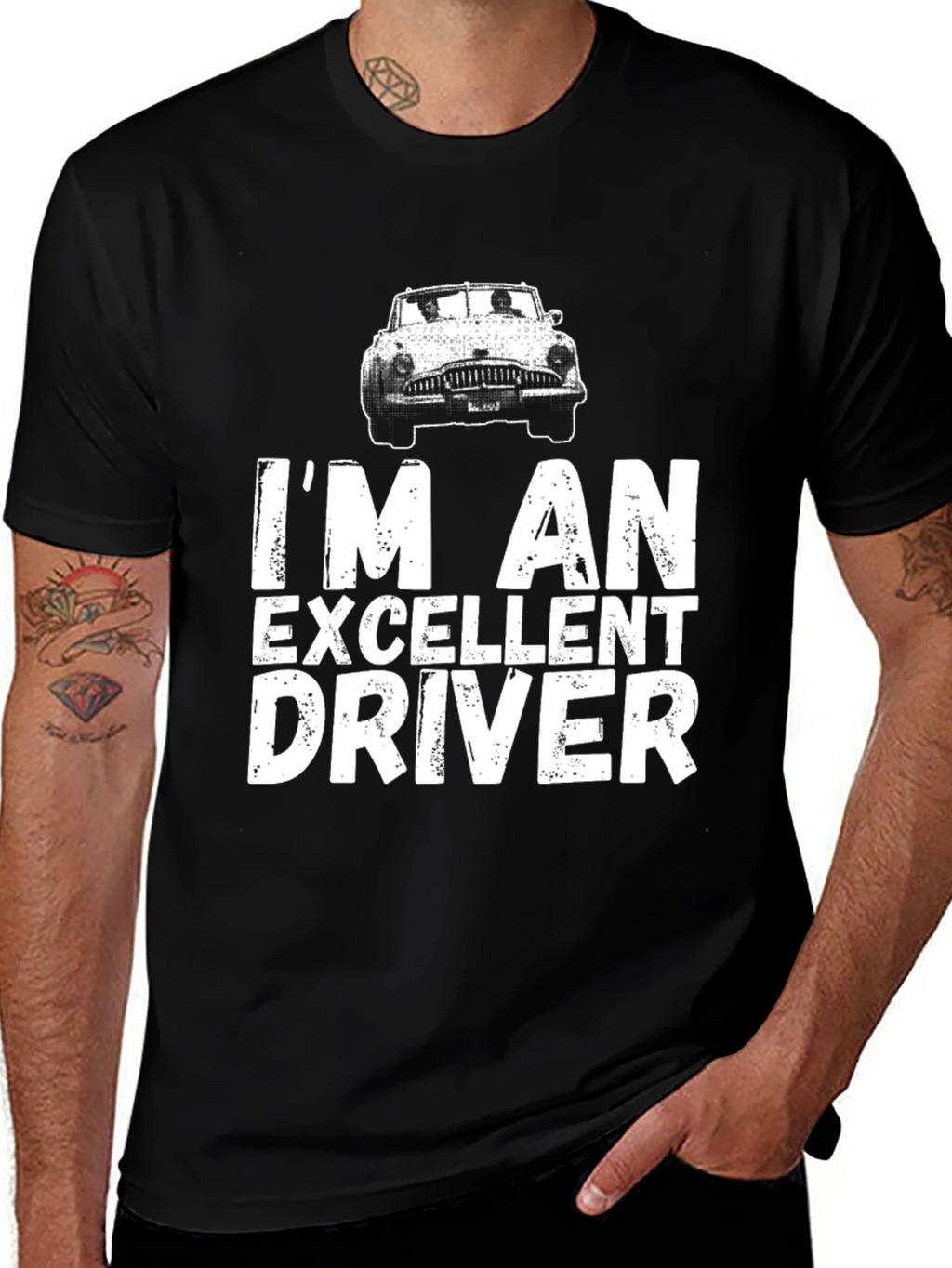 Excellent Driver T-Shirt - Car Graphic Tee