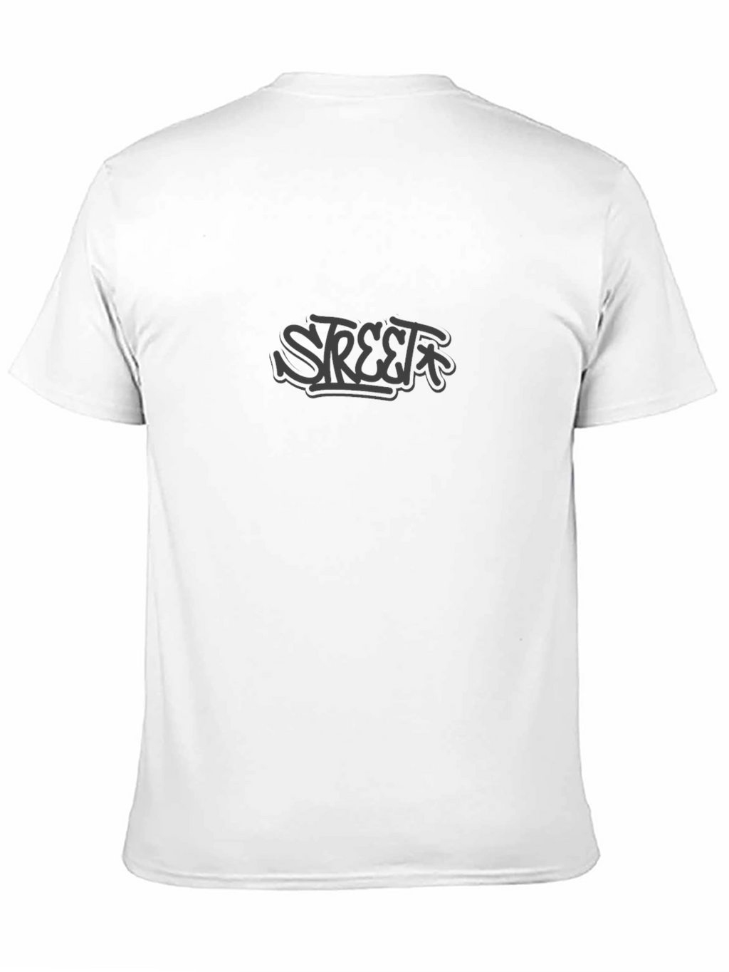 Urban Street Style Black Graphic Tee