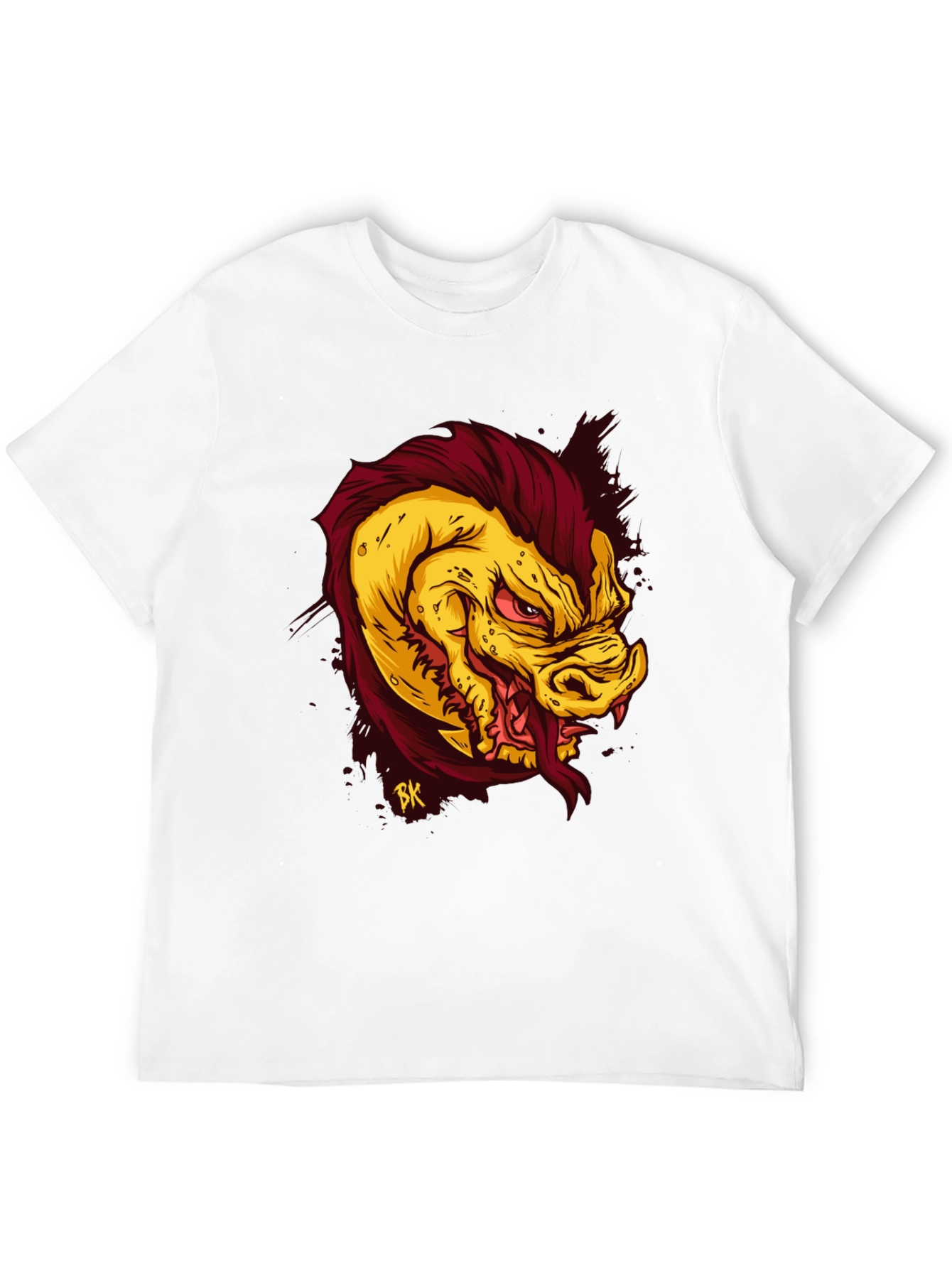 Monster Graphic Tee - Mens Black T-Shirt