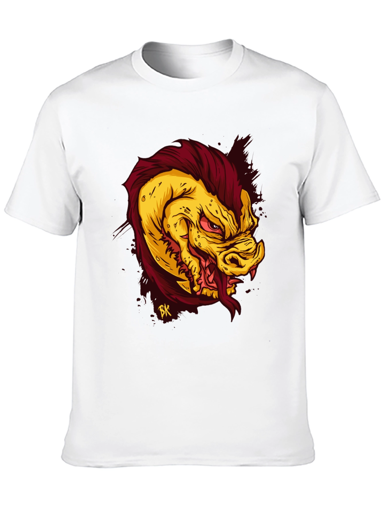Monster Graphic Tee - Mens Black T-Shirt