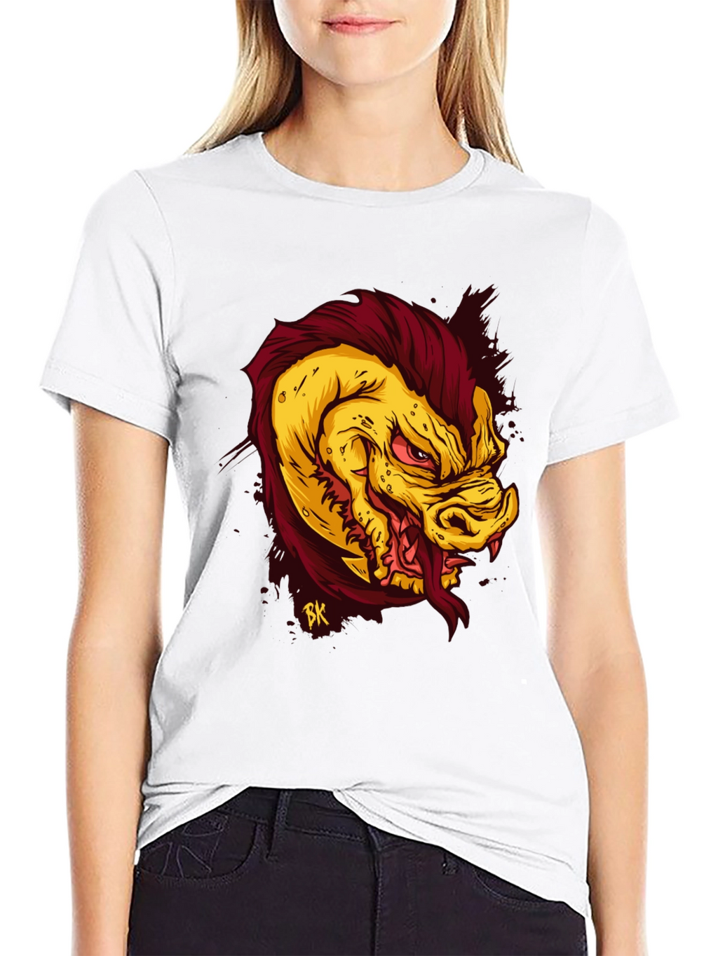Monster Graphic Tee - Mens Black T-Shirt