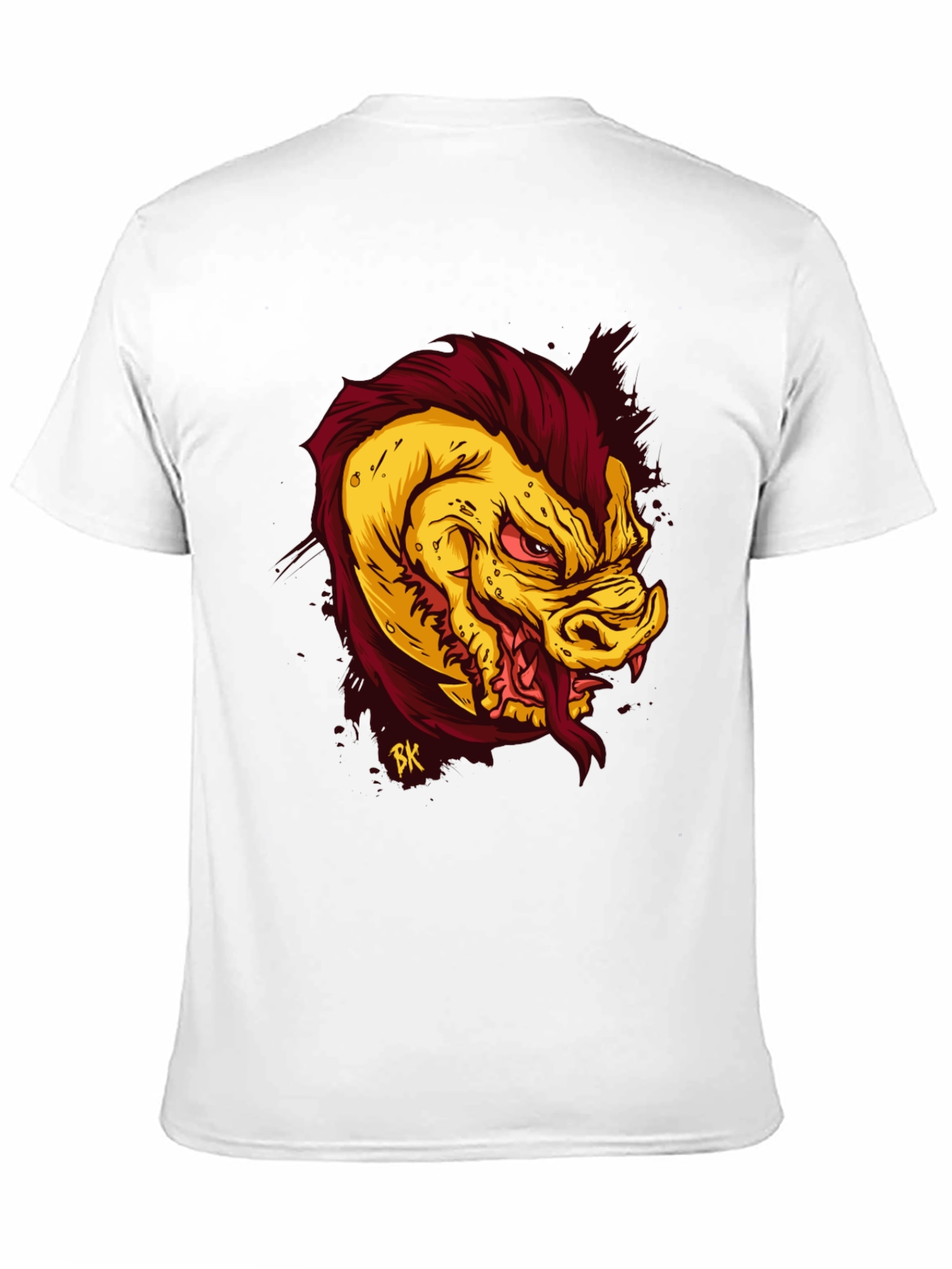 Monster Graphic Tee - Mens Black T-Shirt