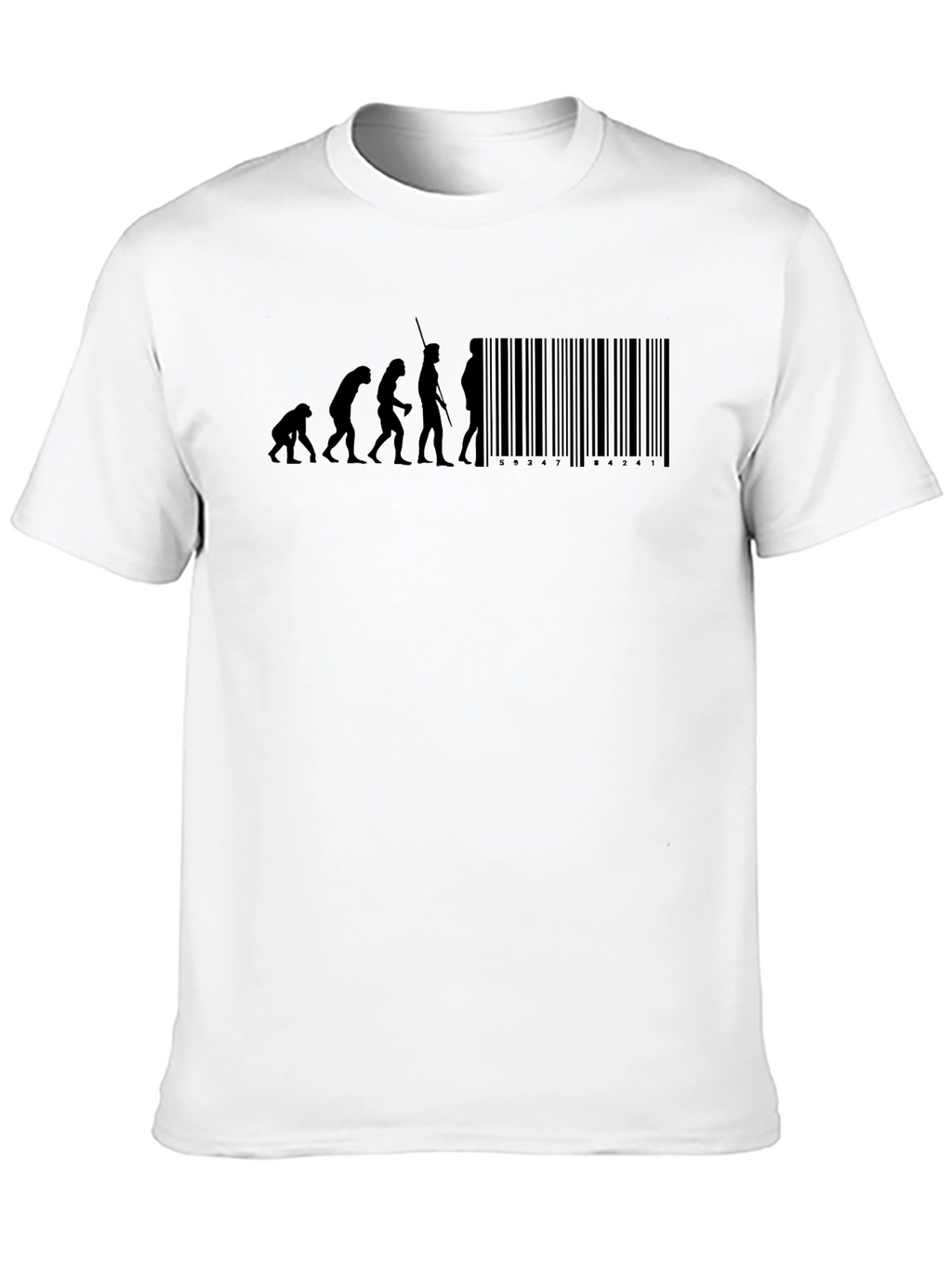 Evolution Barcode Graphic T-Shirt