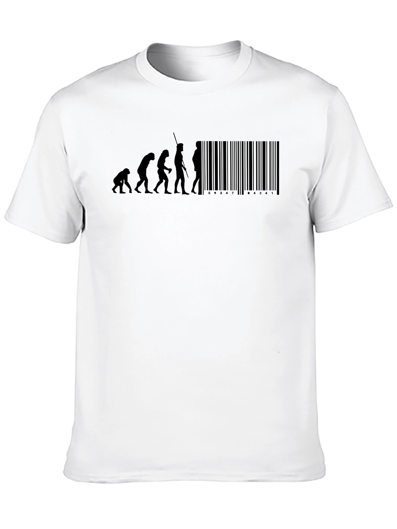 Evolution Barcode Graphic T-Shirt