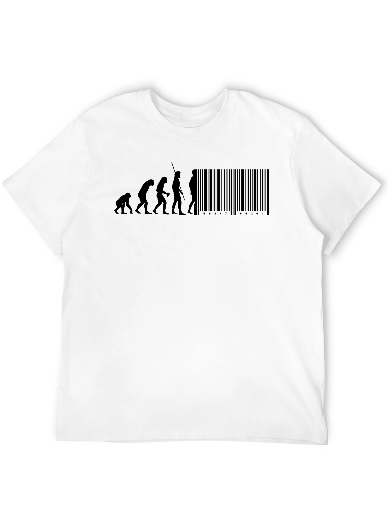 Evolution Barcode Graphic T-Shirt