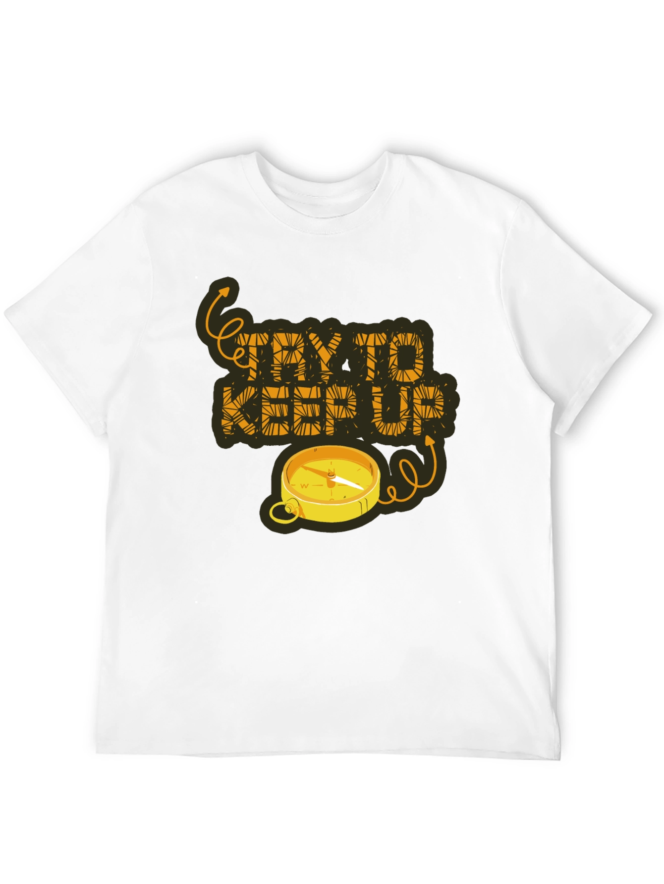 Try To Keep Up Compass Graphic Tee
