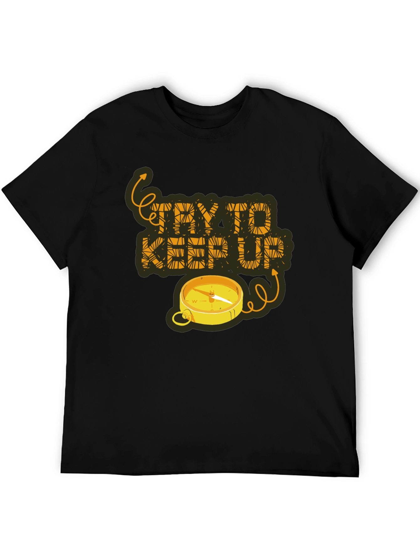 Try To Keep Up Compass Graphic Tee