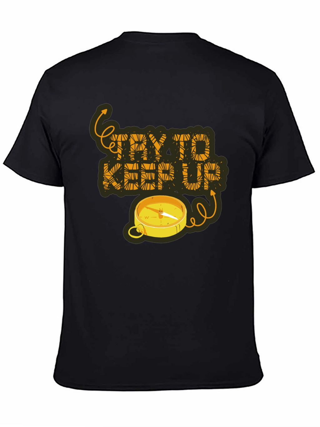 Try To Keep Up Compass Graphic Tee