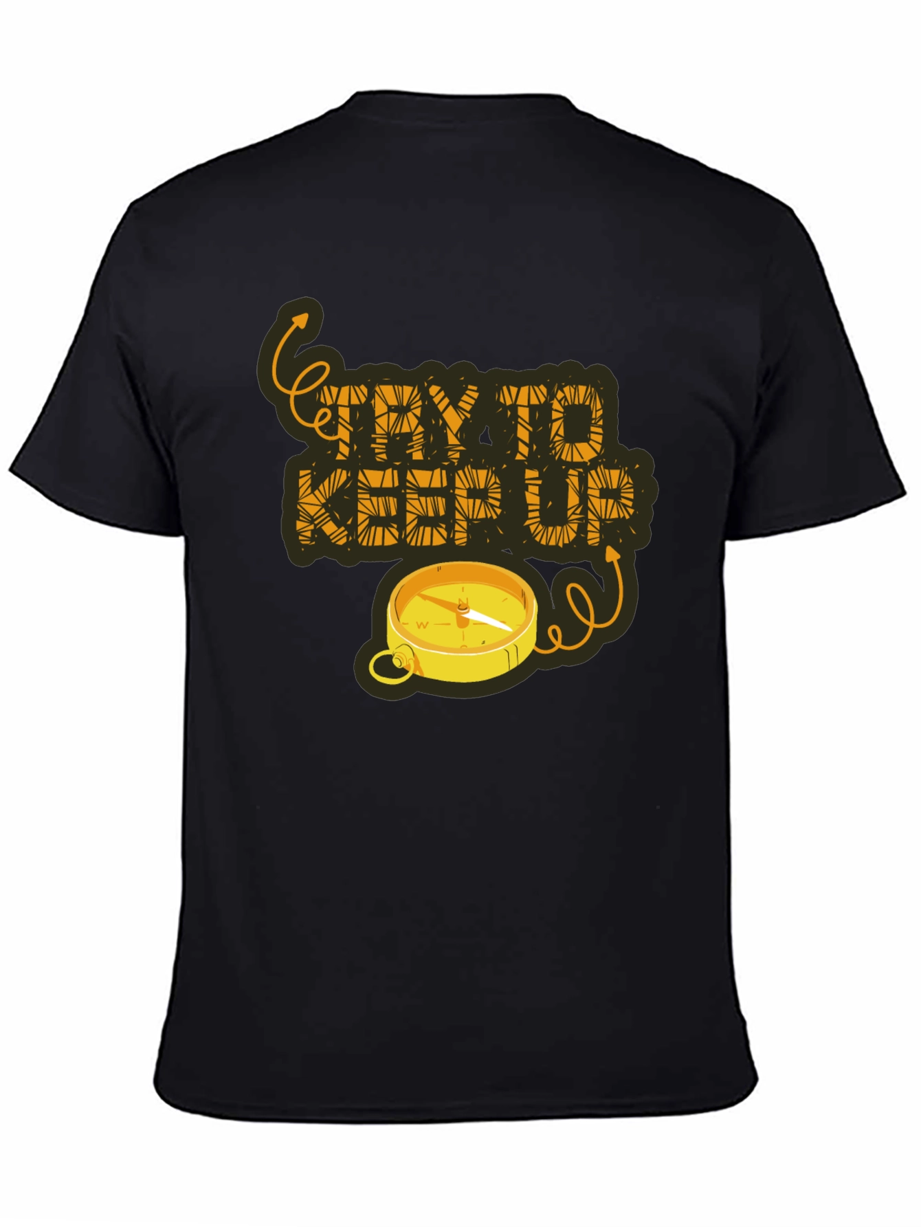 Try To Keep Up Compass Graphic Tee