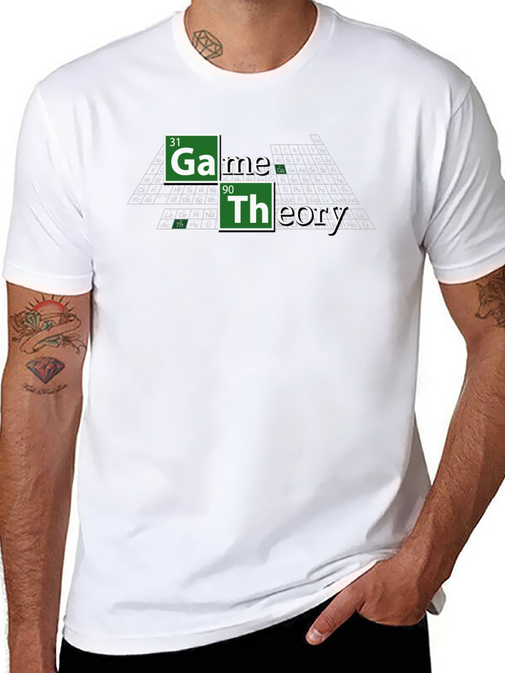 Game Theory T-Shirt - Periodic Table Inspired Design