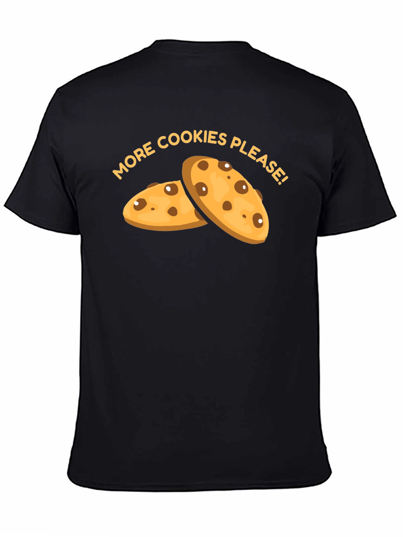 More Cookies Please T-Shirt - Black