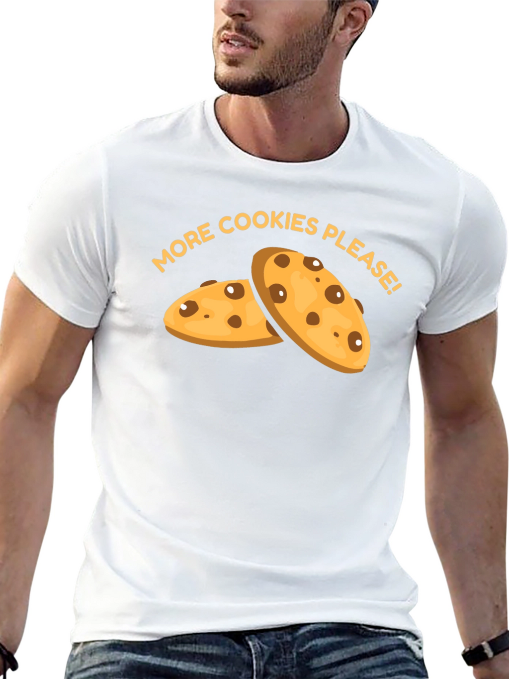 More Cookies Please T-Shirt - Black