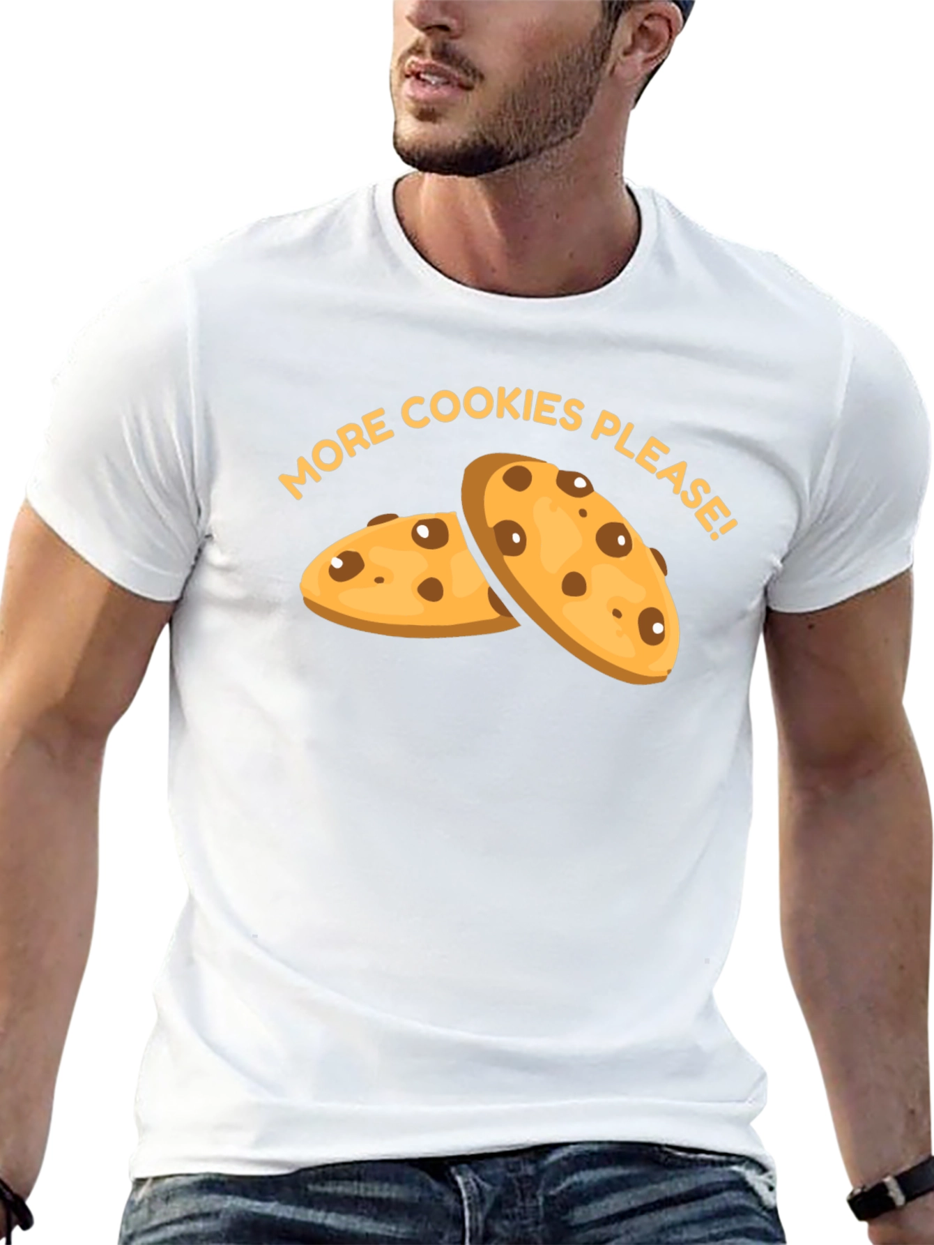 More Cookies Please T-Shirt - Black
